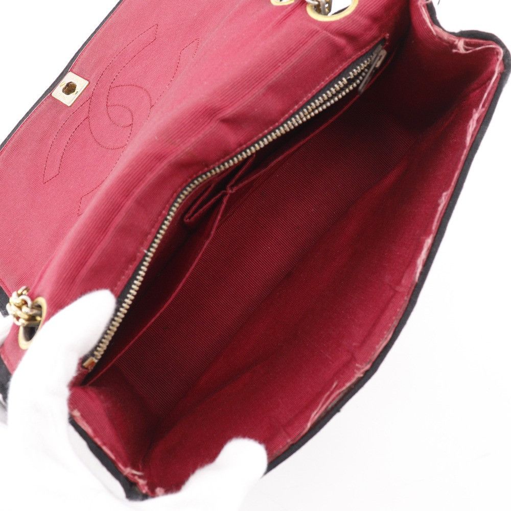 Chanel Chanel Chanel Matelasse Cotton Shoulder Bag Textile Shoulder Bag DUTY FREE for USA Size ONE SIZE - 7 Thumbnail