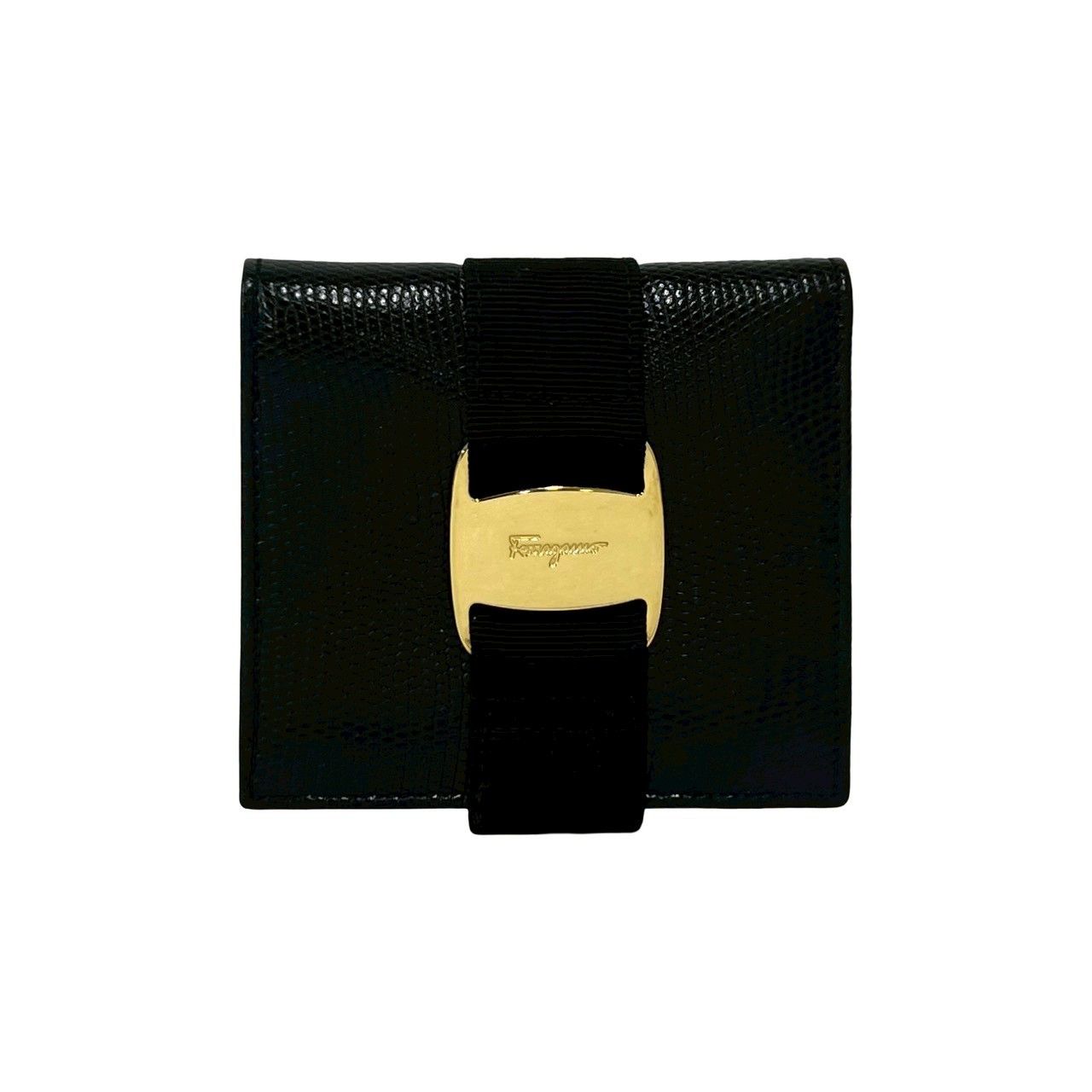 Salvatore Ferragamo Salvatore Ferragamo Salvatore Ferragamo Leather Wallet Leather Short Wallet DUTY FREE for USA Size ONE SIZE - 2 Thumbnail