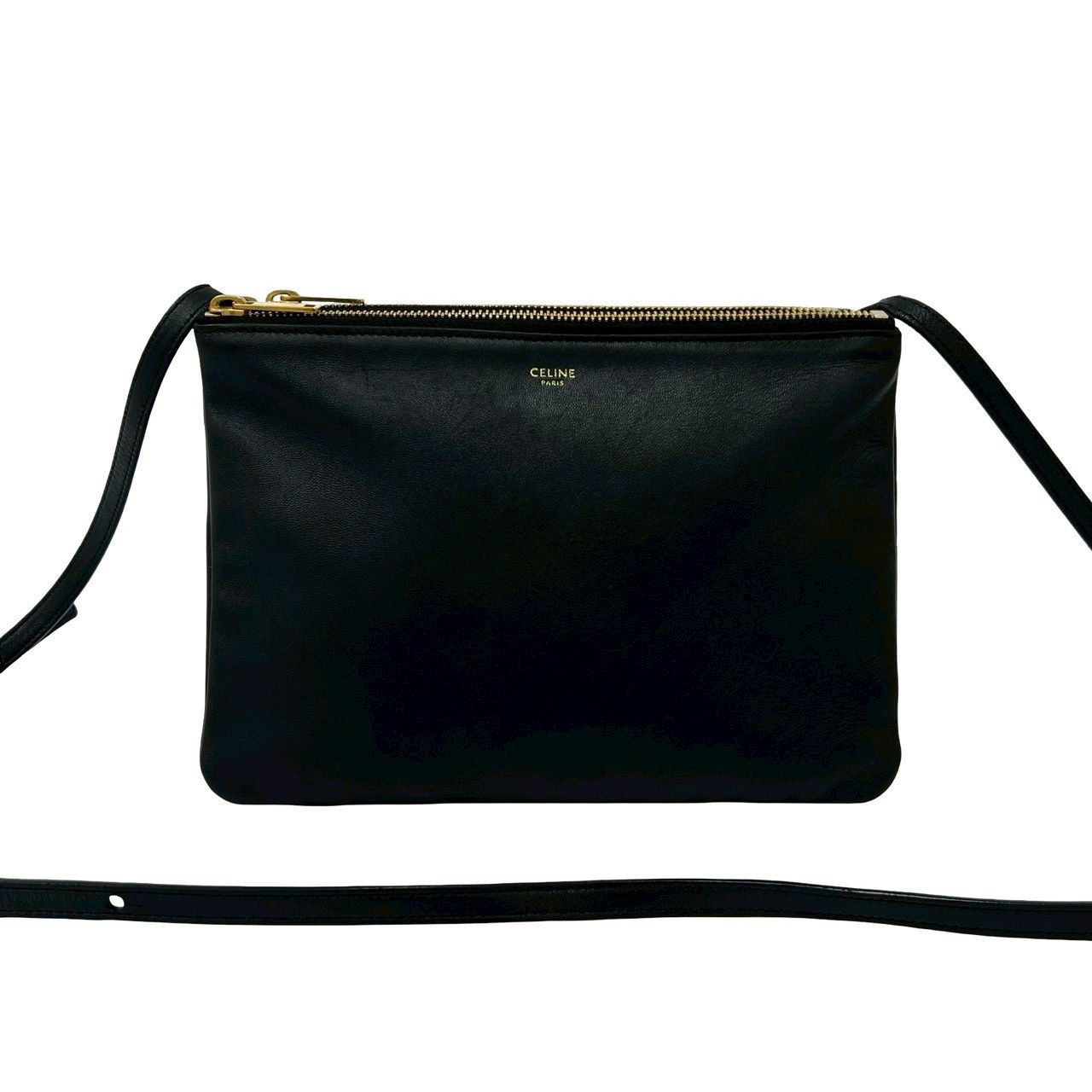 Celine Celine Celine Trio Leather Shoulder Bag Leather Shoulder Bag DUTY FREE for USA Size ONE SIZE - 2 Thumbnail