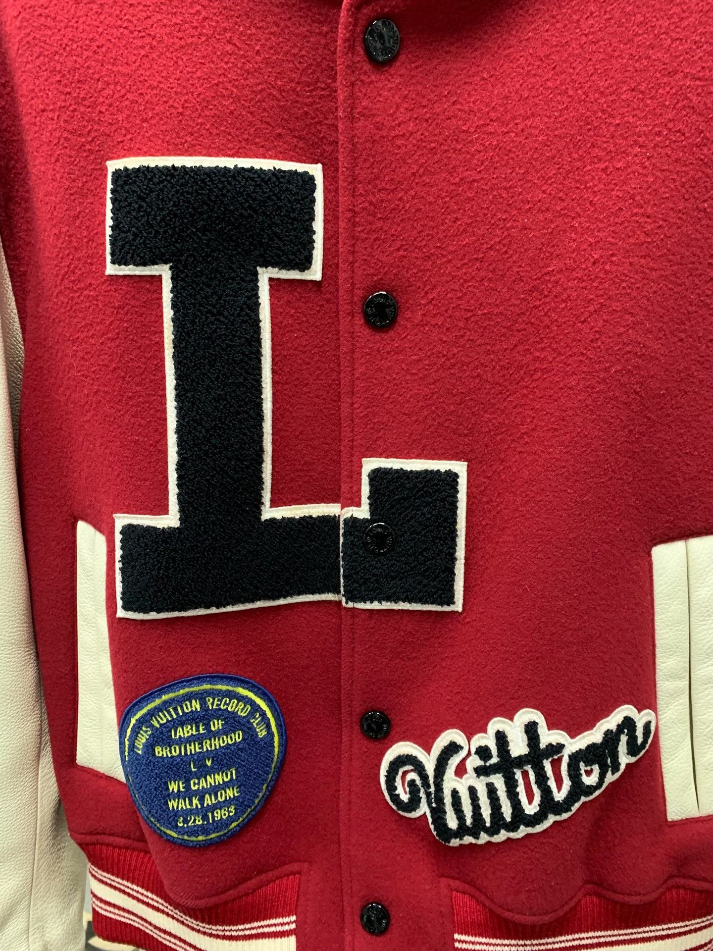 Louis Vuitton Louis Vuitton Patchwork Wool Varsity Jacket Size 48 Size US M / EU 48-50 / 2 - 3 Thumbnail