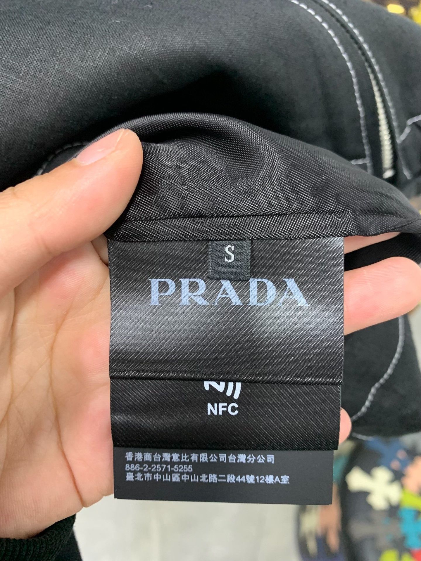 Prada Prada Contrast Stitch Linen Jacket Size S Size US S / EU 44-46 / 1 - 4 Thumbnail