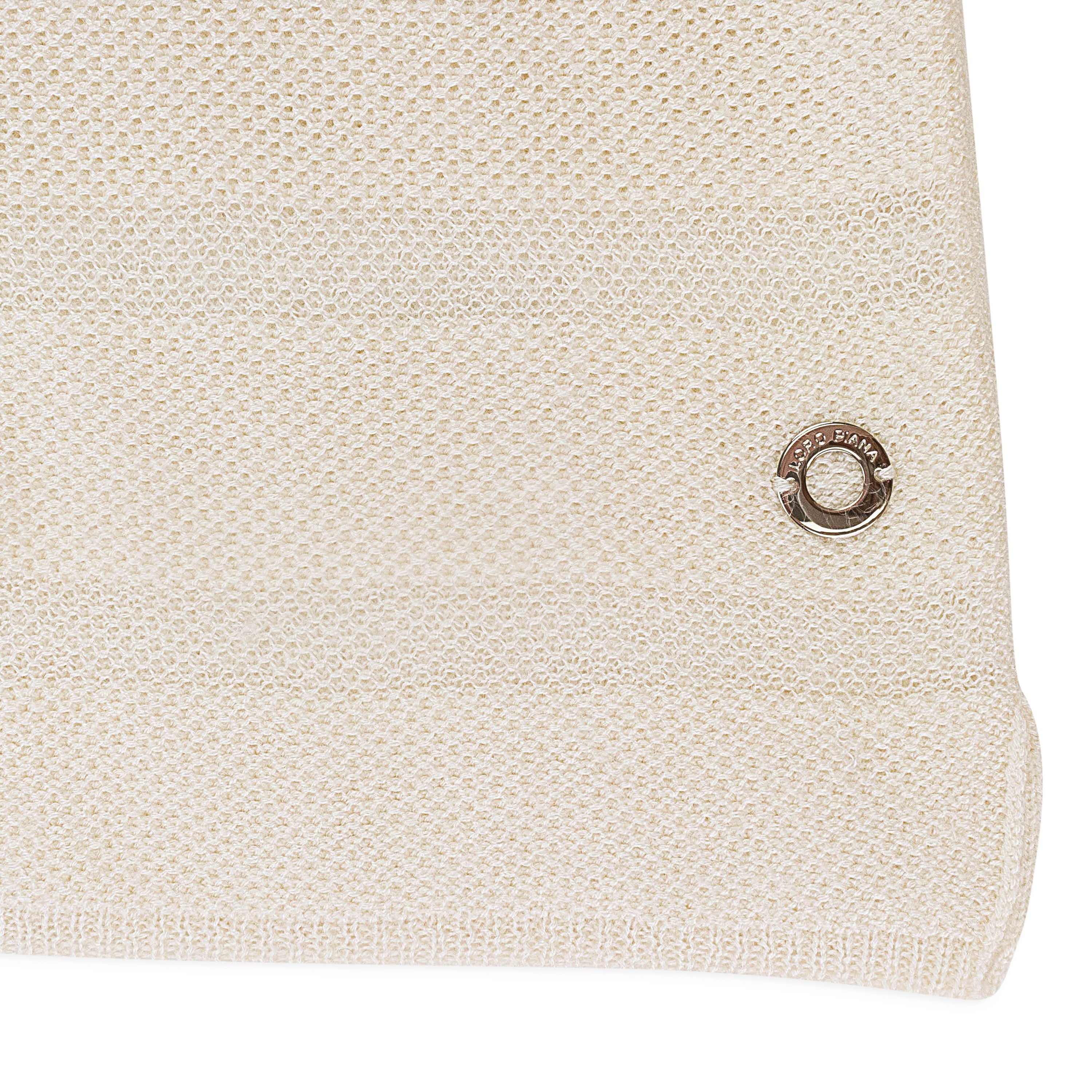 Loro Piana CASHMERE SCOOP NECK WHITE SWEATER SIZE 44 Size M / US 6-8 / IT 42-44 - 5 Thumbnail