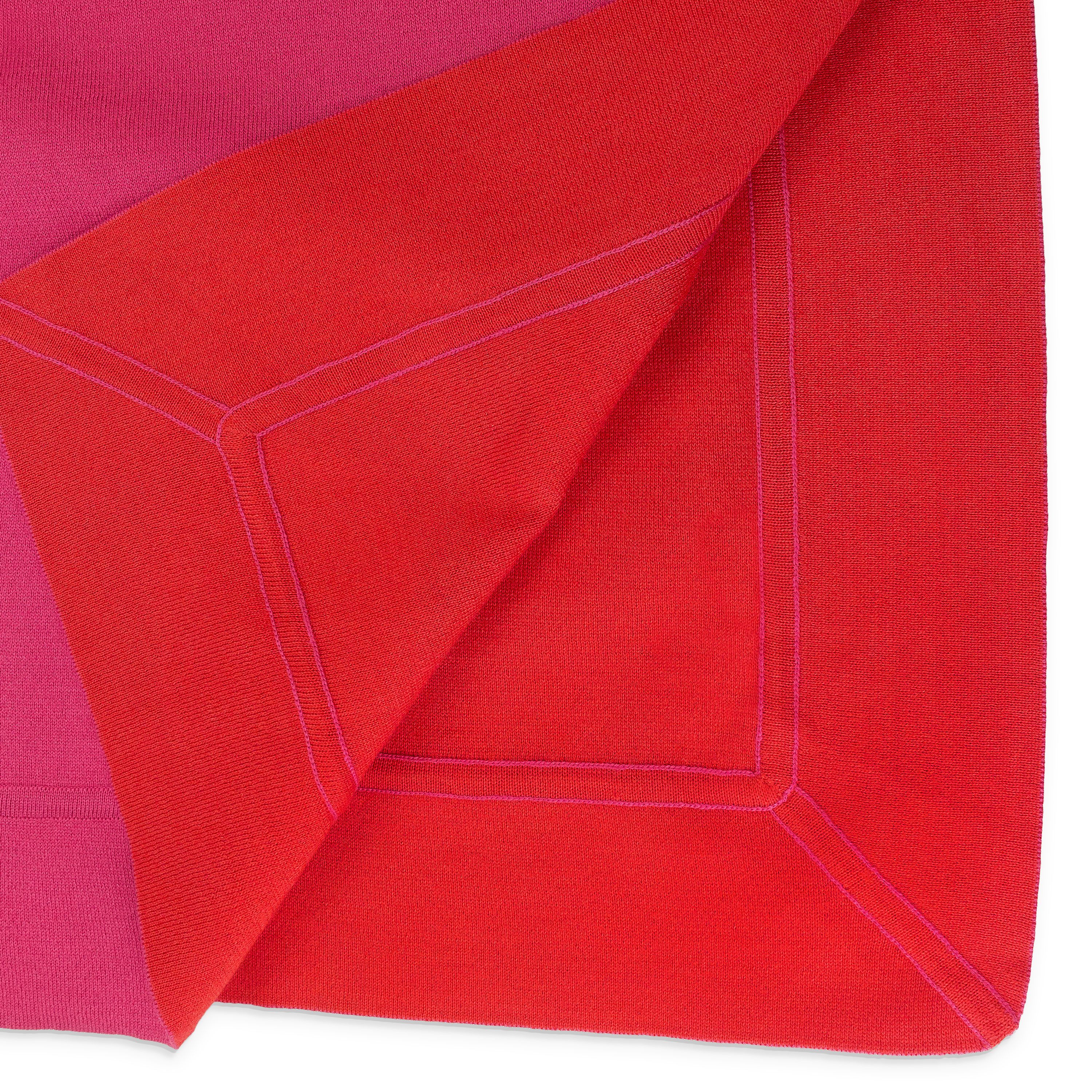 Loro Piana BATEAU NECKLINE FUCHSIA BLOUSE SIZE L Size L / US 10 / IT 46 - 3 Thumbnail