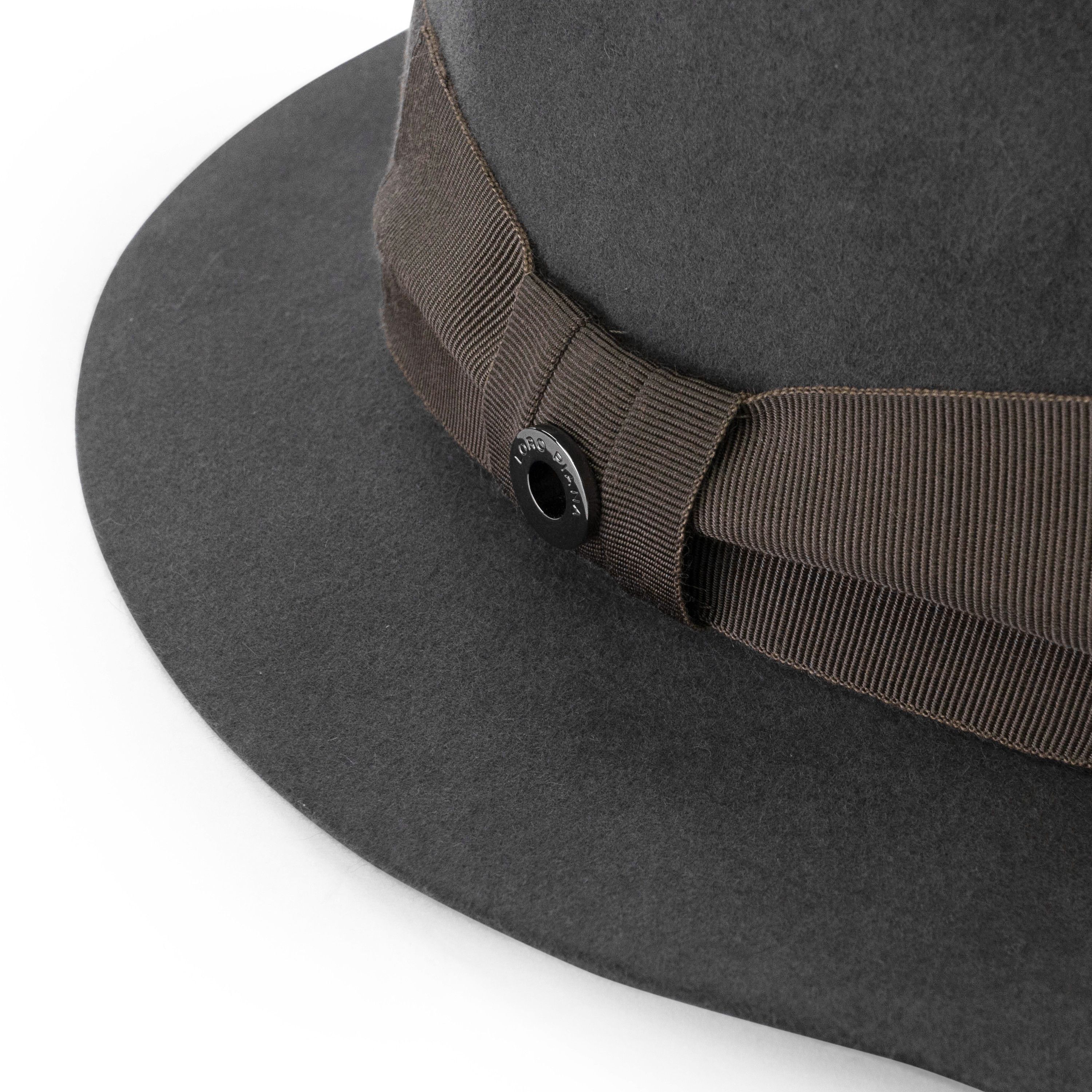Loro Piana RABBIT GRAY FEDORA HAT SIZE M Size ONE SIZE - 5 Thumbnail