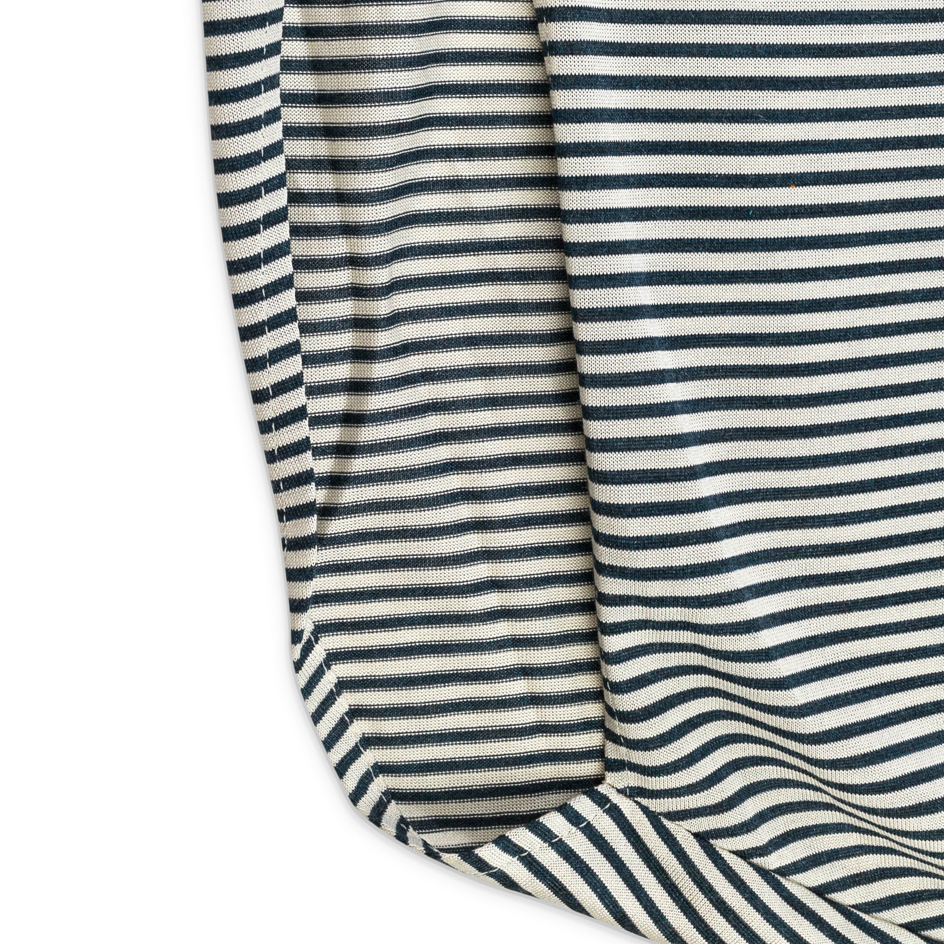 Loro Piana CASHMERE STRIPED WHITE?BLACK SWEATER SIZE L Size L / US 10 / IT 46 - 5 Thumbnail