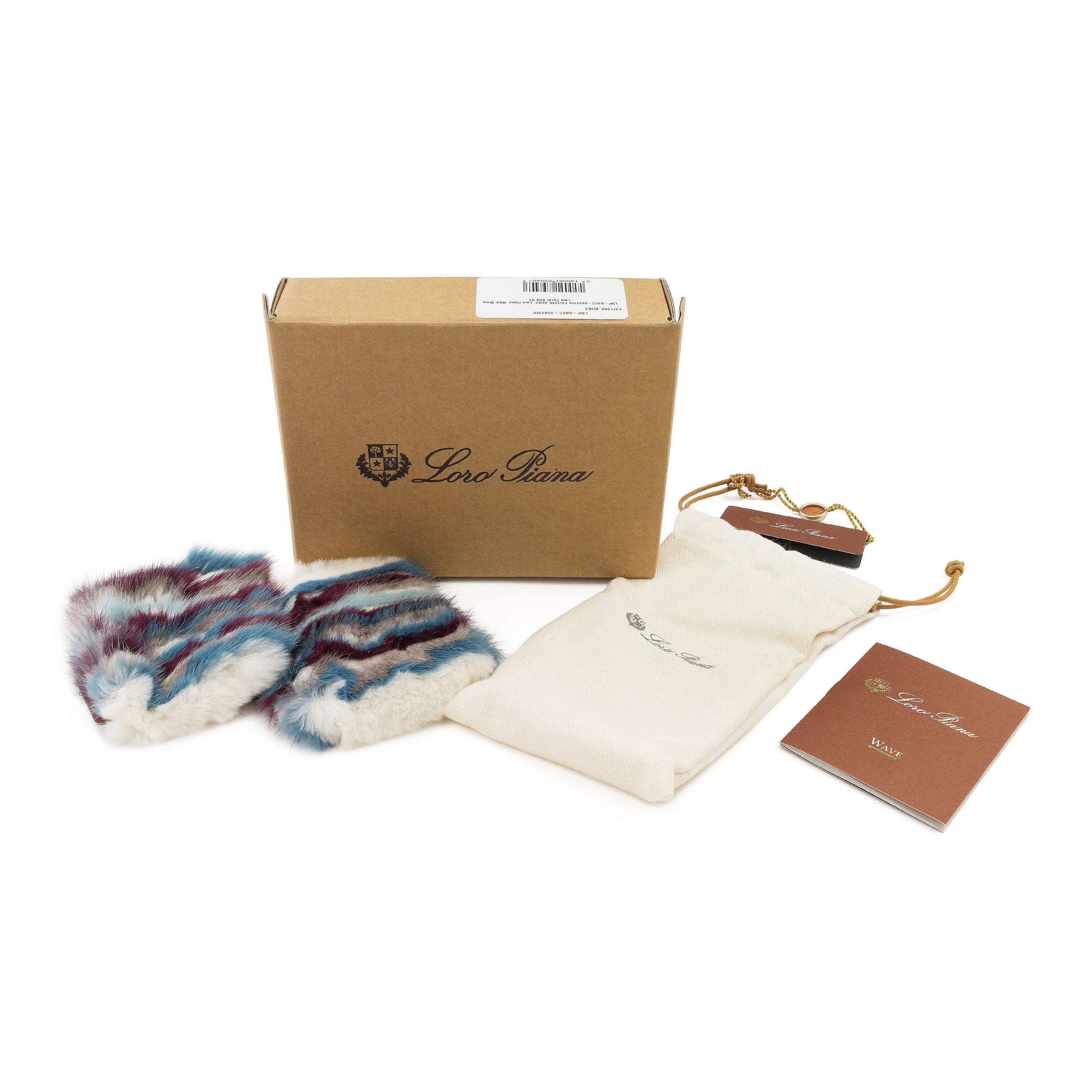 Loro Piana MINK WAVE MULTICOLOR LACE COVER SIZE OS Size ONE SIZE - 4 Thumbnail