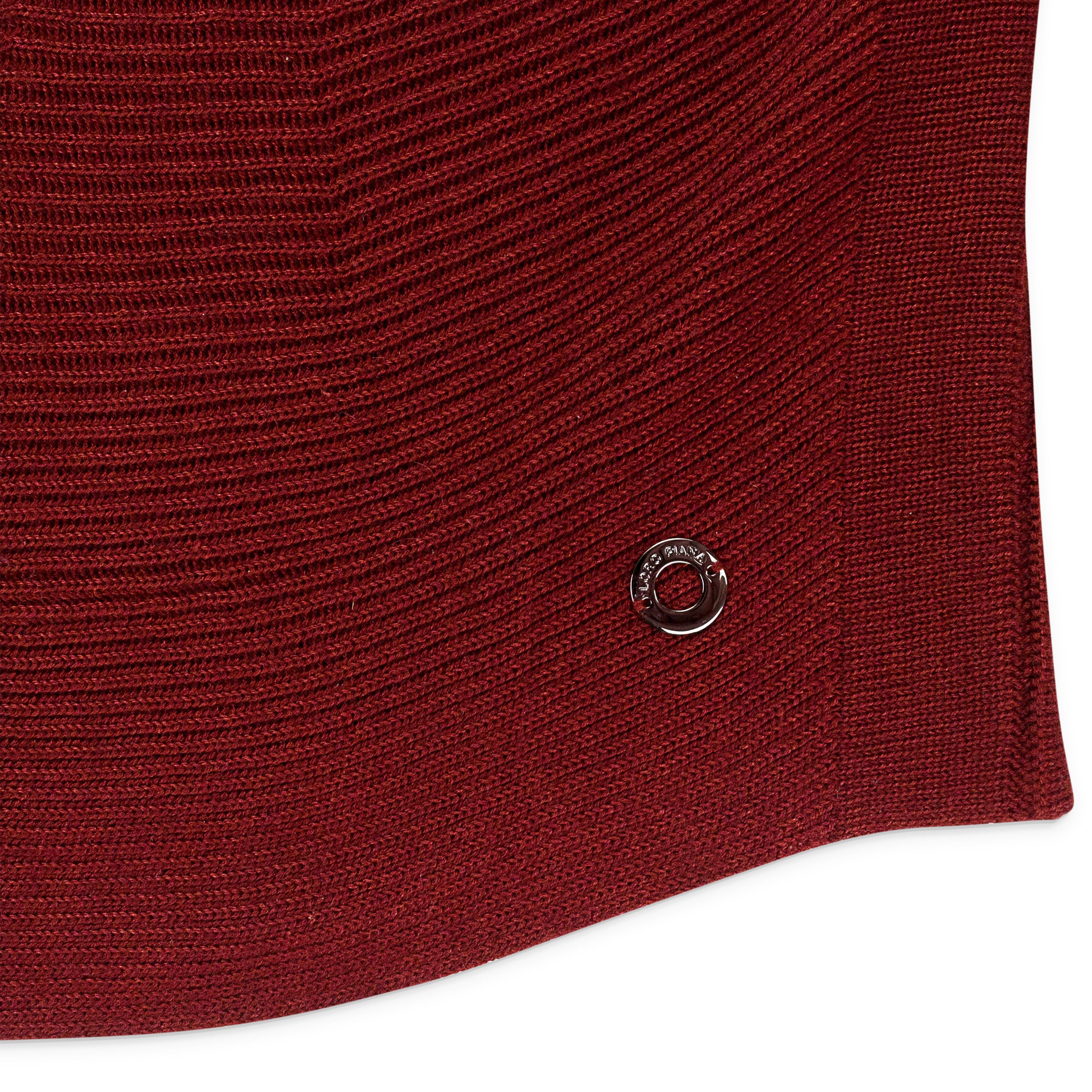 Loro Piana CASHMERE SET BURGUNDY SWEATER SIZE 42 Size M / US 6-8 / IT 42-44 - 5 Thumbnail