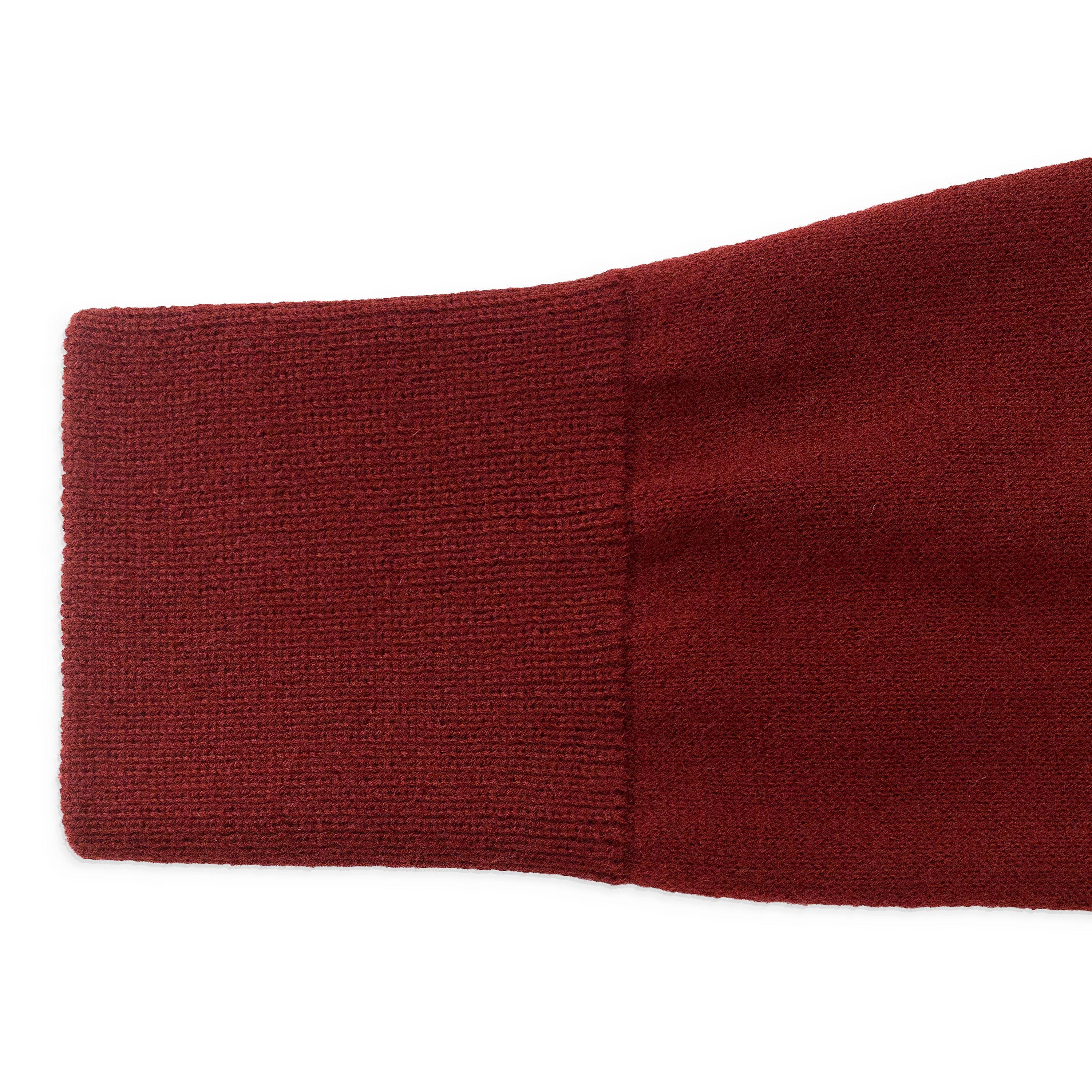 Loro Piana SILK V-NECK BURGUNDY BLOUSE SIZE 40 Size S / US 4 / IT 40 - 4 Thumbnail