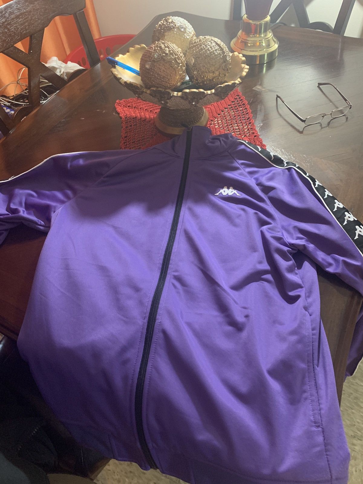 Kappa PURPLE KAPPA TRACKSUIT TRACK TOP Grailed