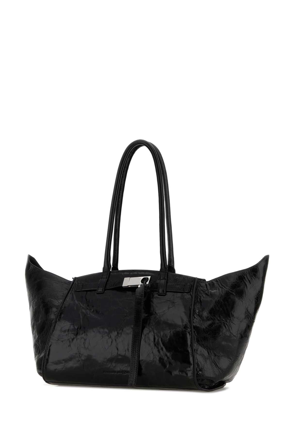 Benedetta Bruzziches Black Leather Mame Handbag Size ONE SIZE - 2 Thumbnail