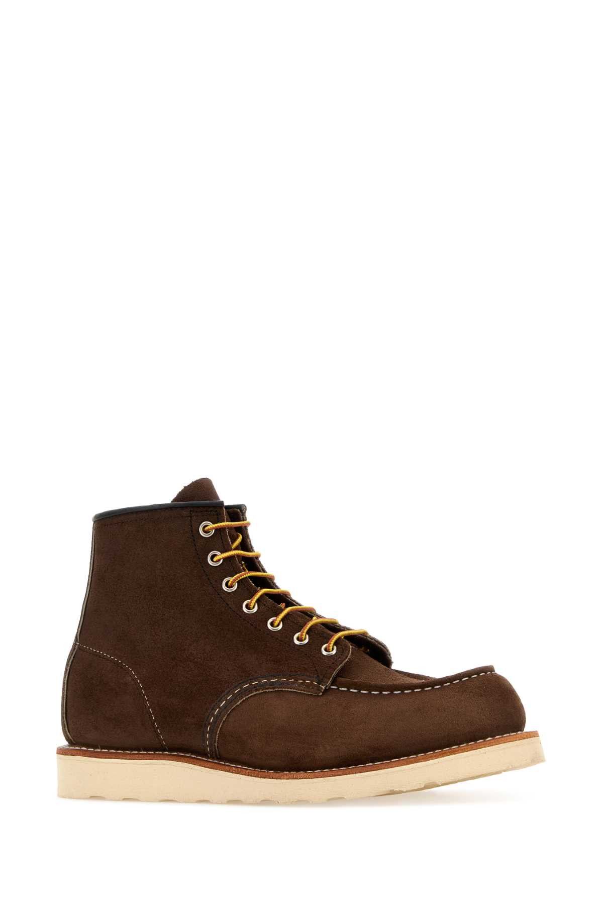 Red Wing Chocolate Suede Ankle Boots Size US 10 / EU 43 - 2 Thumbnail
