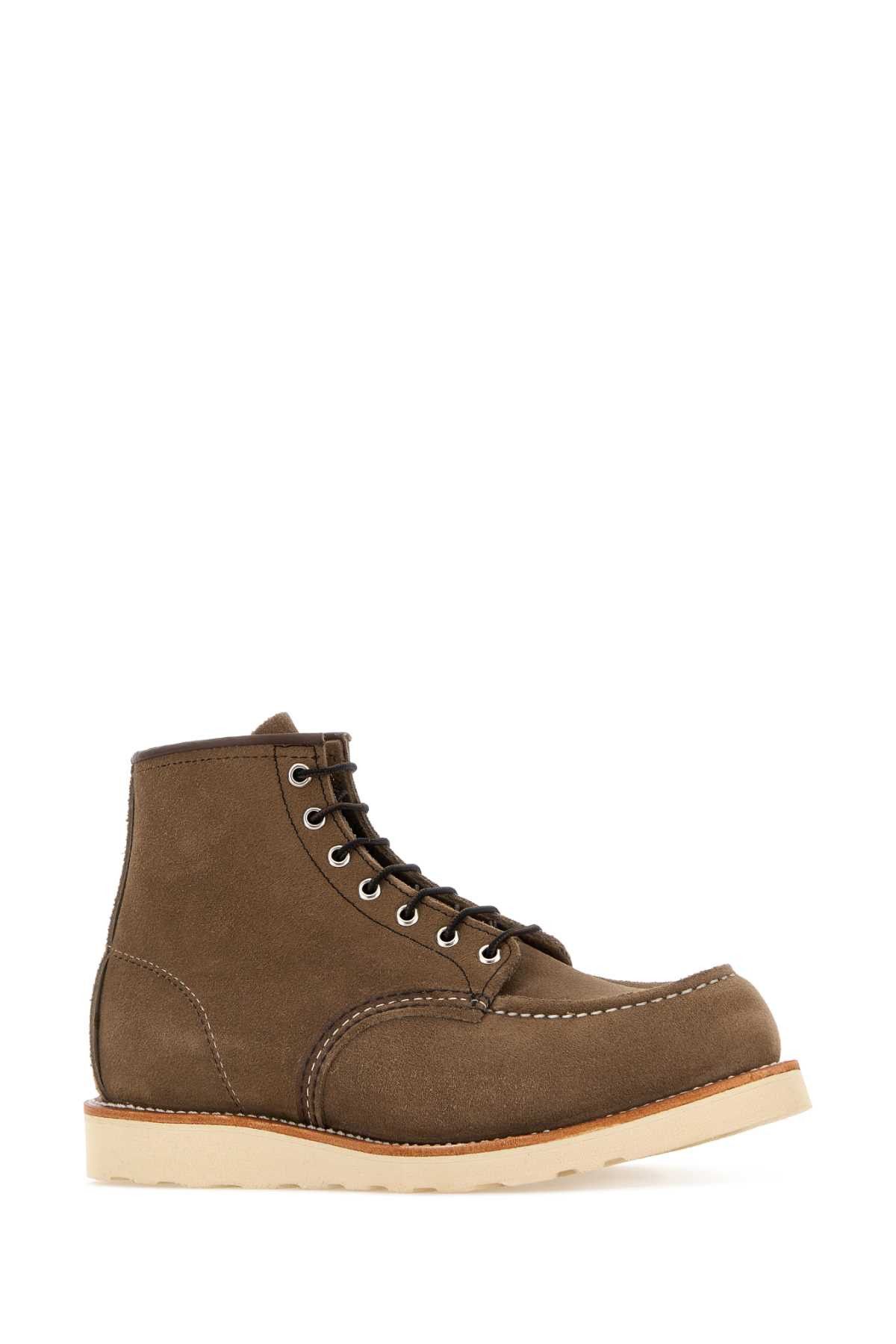 Red Wing Mud Suede Ankle Boots Size US 12 / EU 45 - 2 Thumbnail
