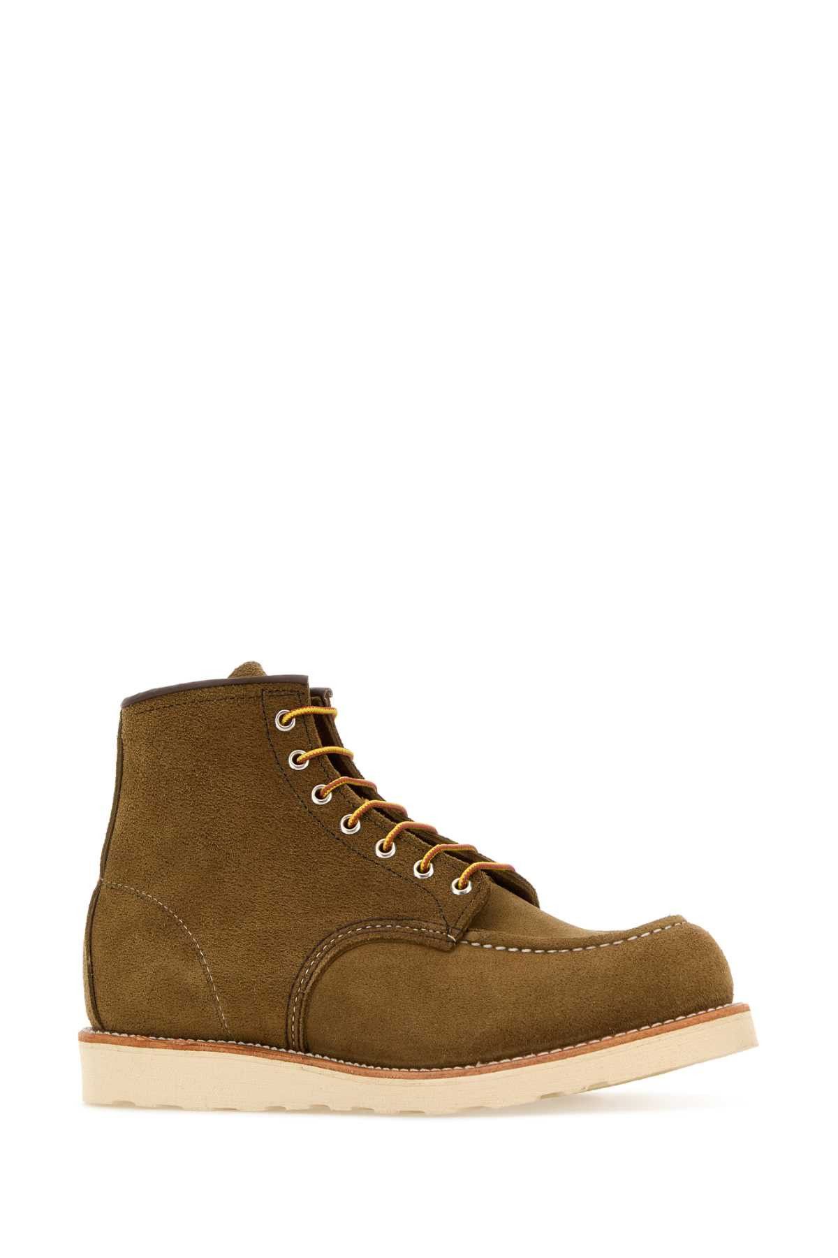 Red Wing Biscuit Suede Ankle Boots Size US 12 / EU 45 - 2 Thumbnail