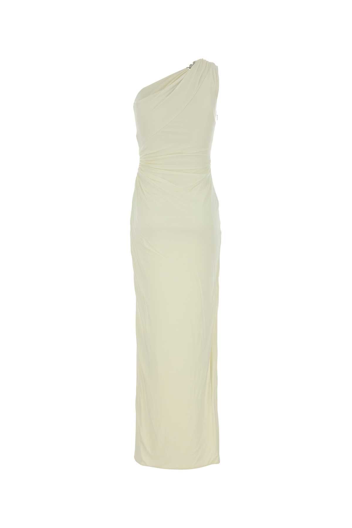 Versace Ivory Satin Long Dress Size S / US 4 / IT 40 - 2 Thumbnail