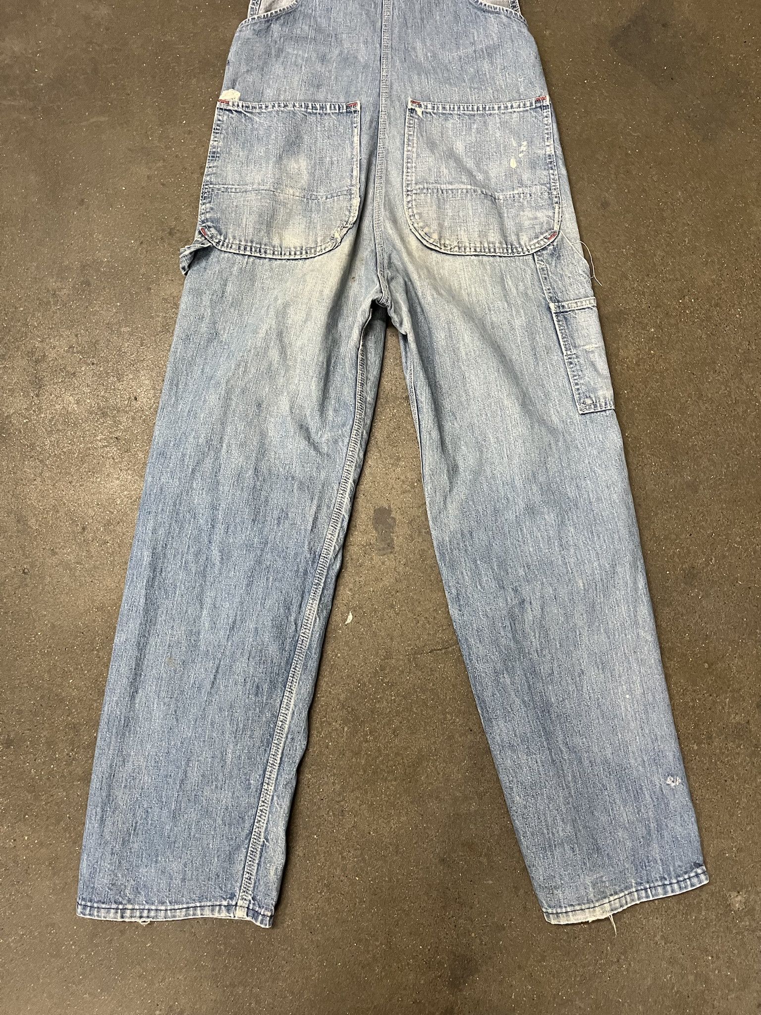 Carhartt × Vintage Vintage 1990s Bis Mac Distressed Denimm Overalls Size 33 Size US 33 - 8 Thumbnail