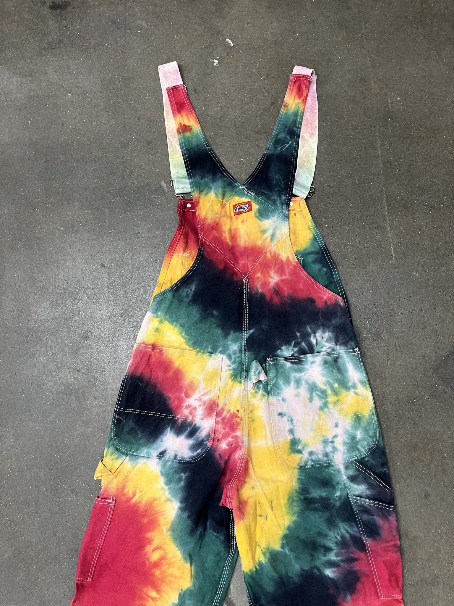 Carhartt × Dickies Vintage 2000s Dickies Tie Dye Painter Oceralls Size 33 Size US S / EU 44-46 / 1 - 6 Thumbnail