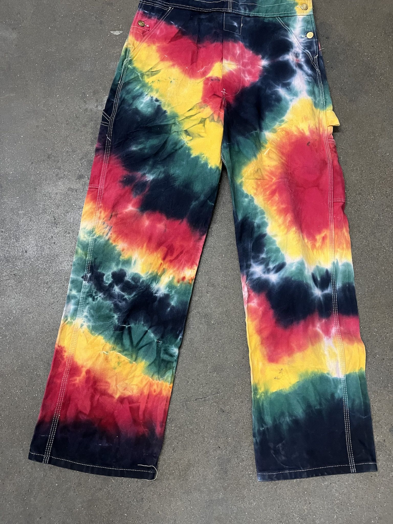 Carhartt × Dickies Vintage 2000s Dickies Tie Dye Painter Oceralls Size 33 Size US S / EU 44-46 / 1 - 3 Thumbnail