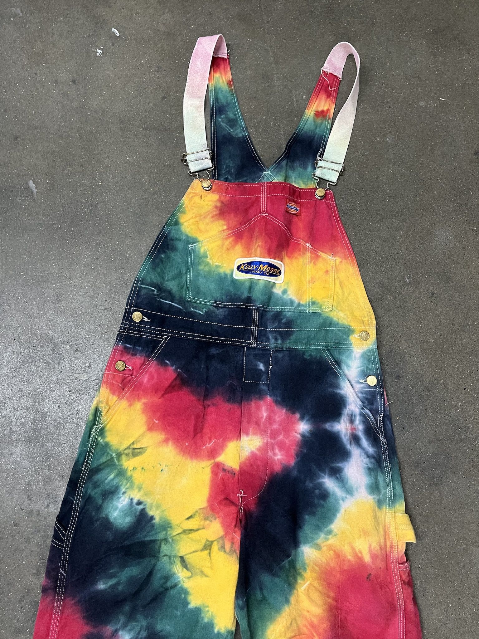Carhartt × Dickies Vintage 2000s Dickies Tie Dye Painter Oceralls Size 33 Size US S / EU 44-46 / 1 - 2 Thumbnail