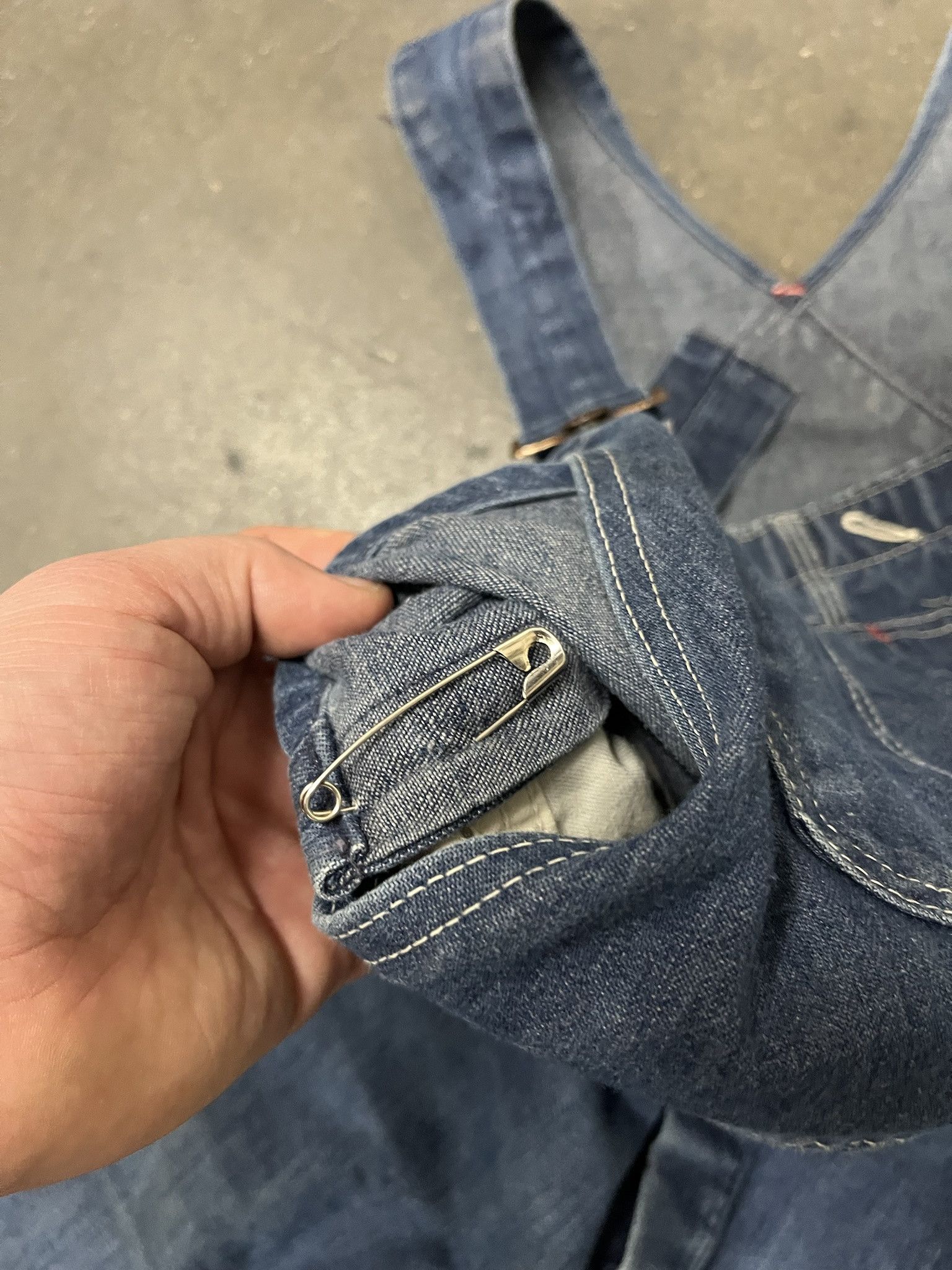 Carhartt × Vintage Vintage 1990s Big Mac Denim Overalls Size 39 Size US 39 - 5 Thumbnail