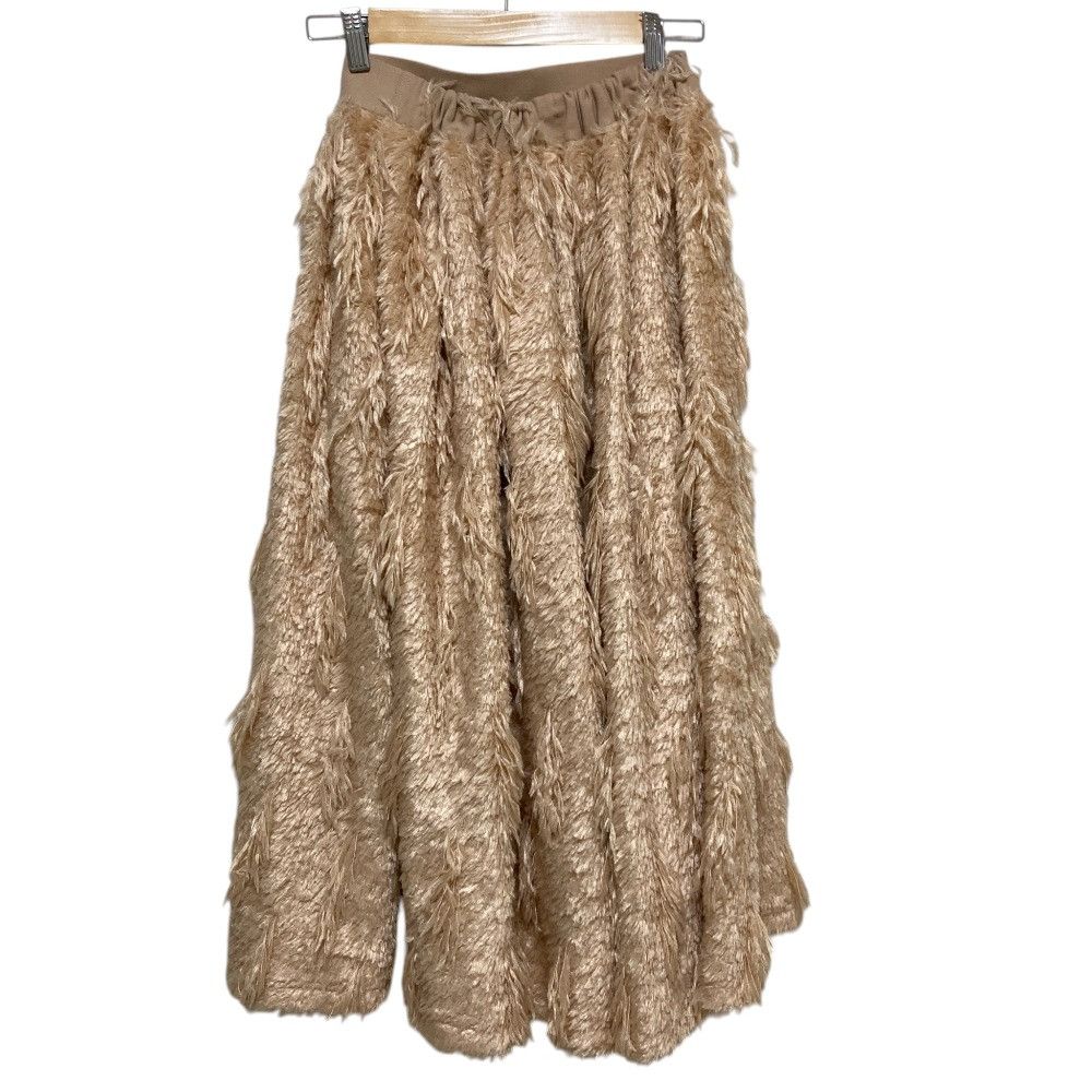 Other Other SEVEN TEN by MIHO KAWAHITO Feather Yarn Flare Skirt Textile Skirts 7A309 DUTY FREE for USA Size ONE SIZE - 4 Thumbnail