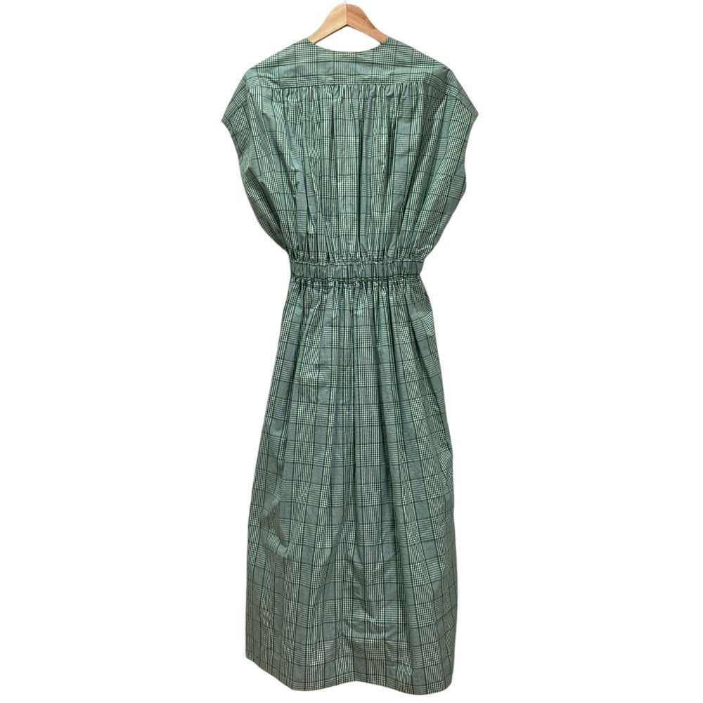 Other Other Blamink Check Wrap Waist Tie Dress Textile Dresses DUTY FREE for USA Size ONE SIZE - 2 Thumbnail