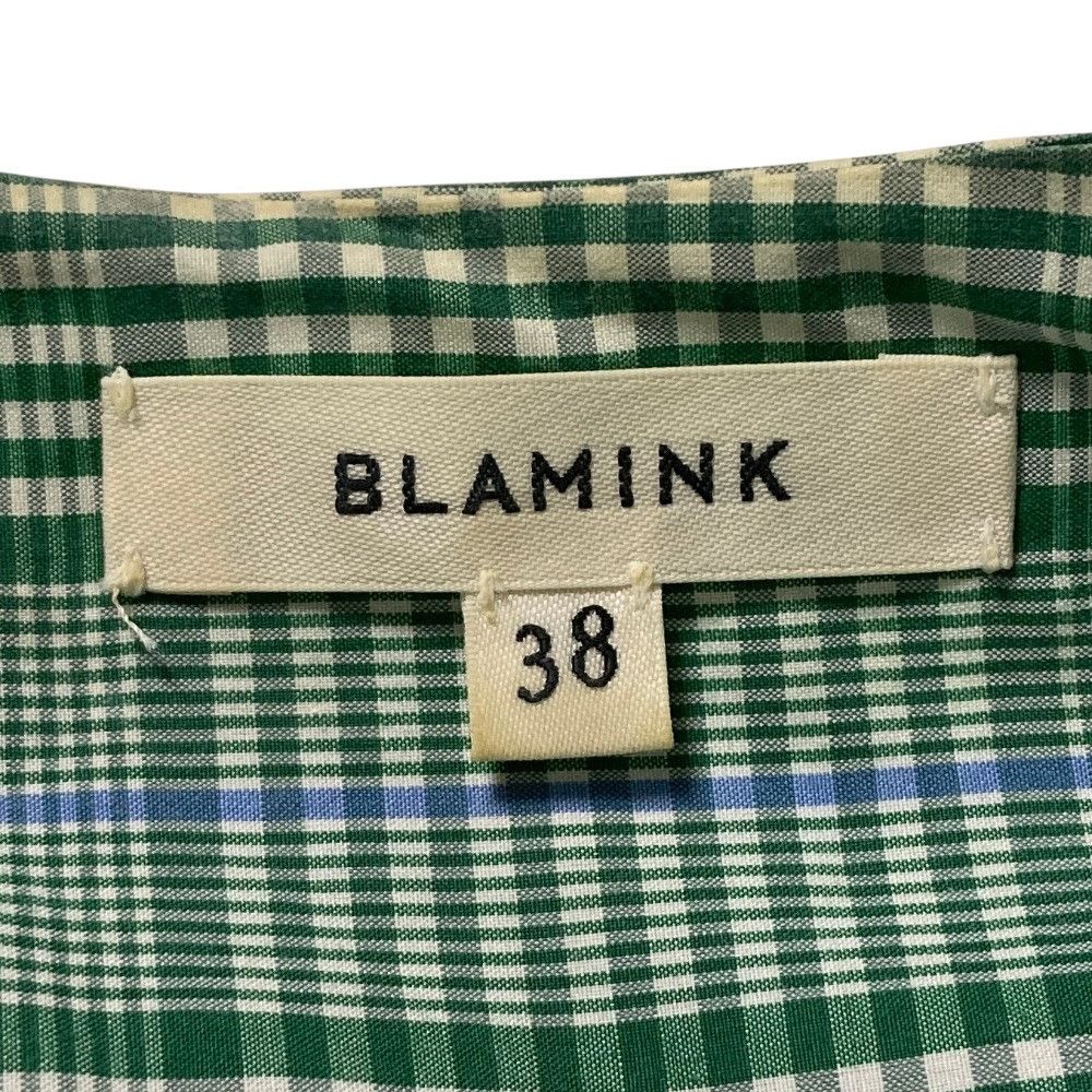 Other Other Blamink Check Wrap Waist Tie Dress Textile Dresses DUTY FREE for USA Size ONE SIZE - 4 Thumbnail