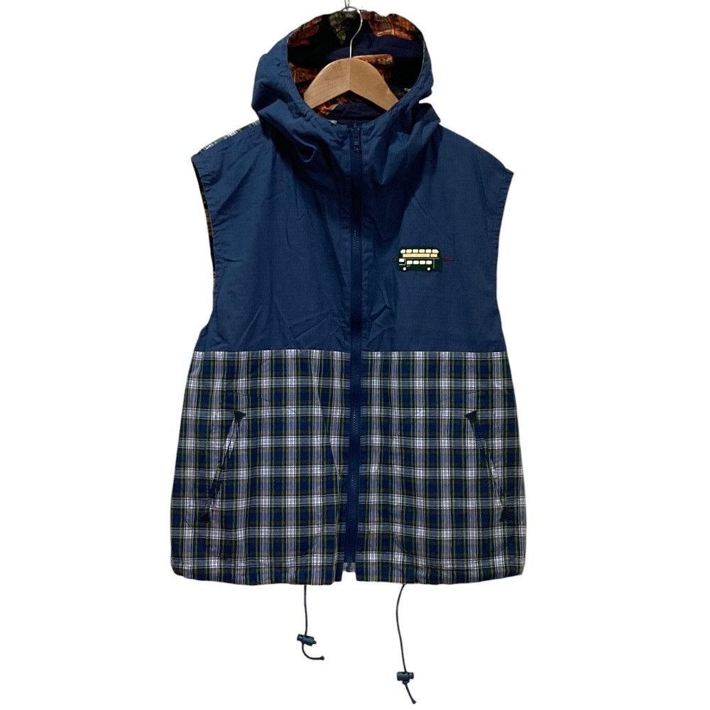 Other Other Karl Helmut Cotton Reversible Hoodie Vest Textile Tops DUTY FREE for USA Size ONE SIZE - 3 Thumbnail