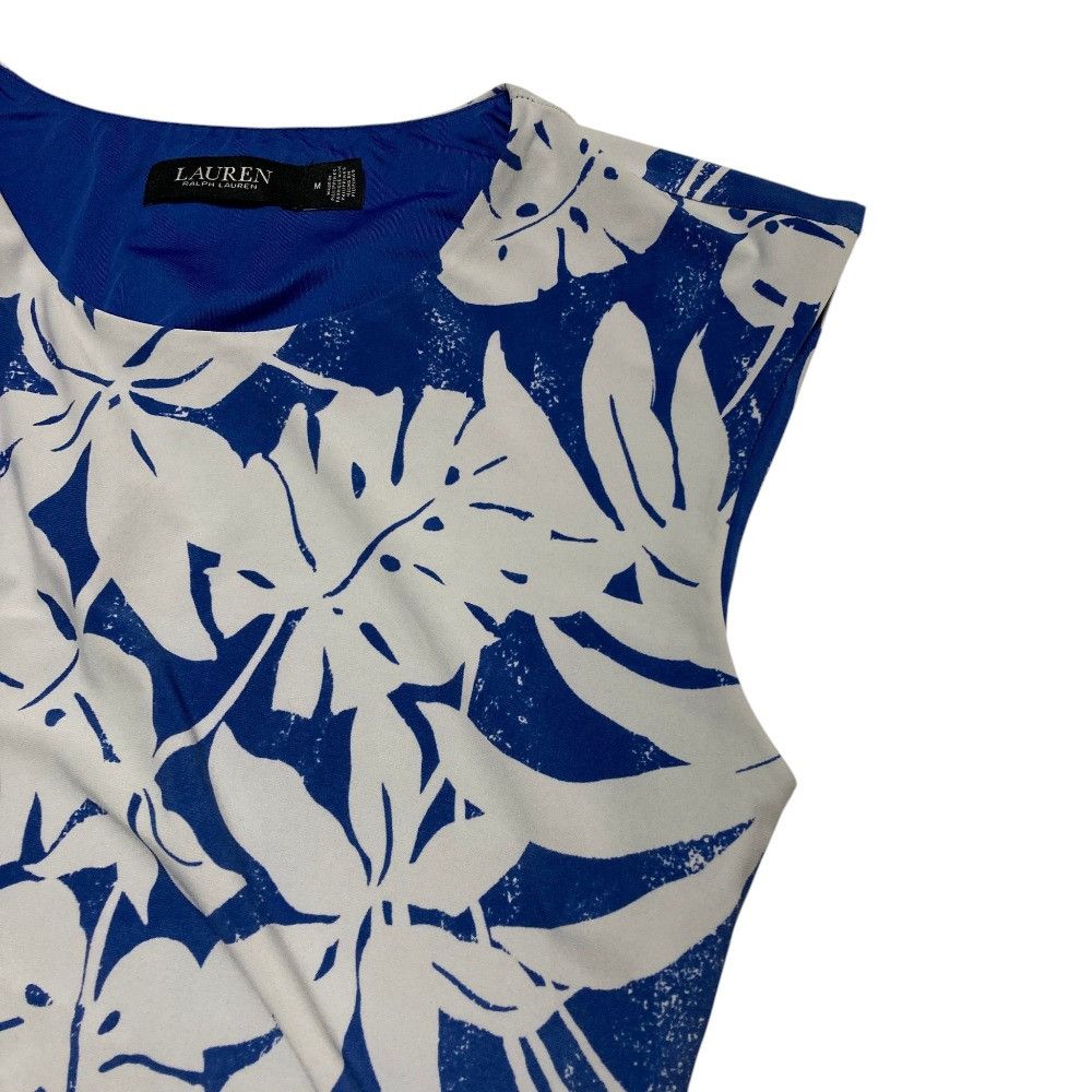 Ralph Lauren Ralph Lauren Lauren Ralph Lauren Palm Frond Print Stretch Jersey Dress Textile Dresses DUTY FREE for USA Size ONE SIZE - 3 Thumbnail