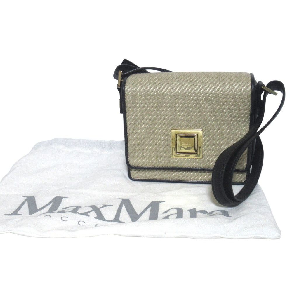 Max Mara Max Mara Max Mara Small MM Cotton Nylon Crossbody Shoulder Bag Textile Crossbody Bag DUTY FREE for USA Size ONE SIZE - 10 Thumbnail