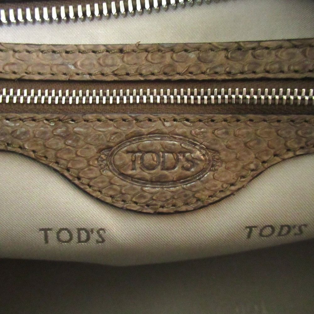 Tod's Tod's Tod’s D Styling Python 2way Bag Leather Shoulder Bag DUTY FREE for USA Size ONE SIZE - 9 Thumbnail