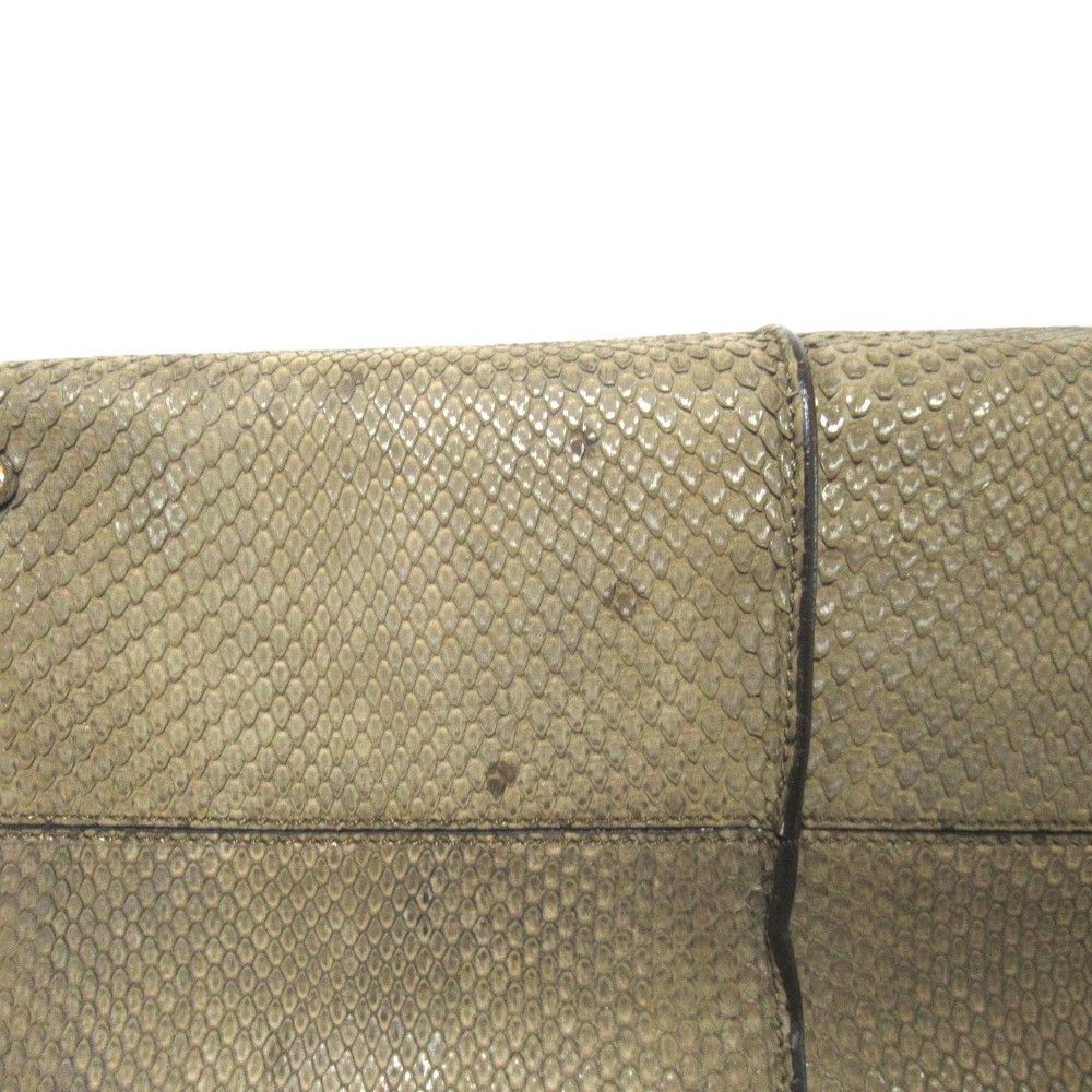 Tod's Tod's Tod’s D Styling Python 2way Bag Leather Shoulder Bag DUTY FREE for USA Size ONE SIZE - 6 Thumbnail