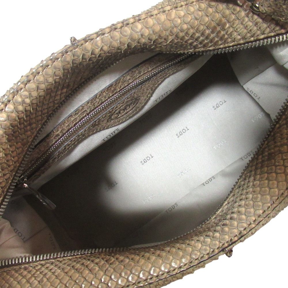 Tod's Tod's Tod’s D Styling Python 2way Bag Leather Shoulder Bag DUTY FREE for USA Size ONE SIZE - 8 Thumbnail