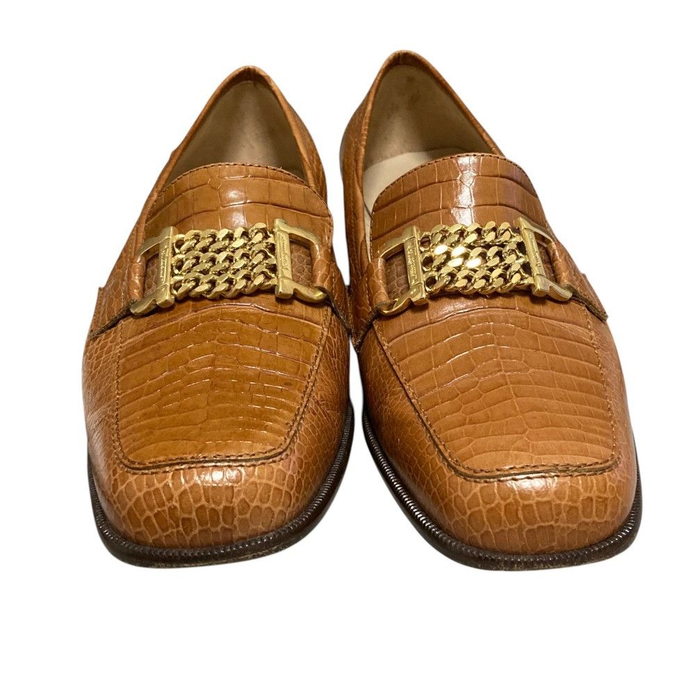 Salvatore Ferragamo Salvatore Ferragamo Salvatore Ferragamo Gancini Leather Loafers Pumps Leather Shoes DUTY FREE for USA Size ONE SIZE - 2 Thumbnail