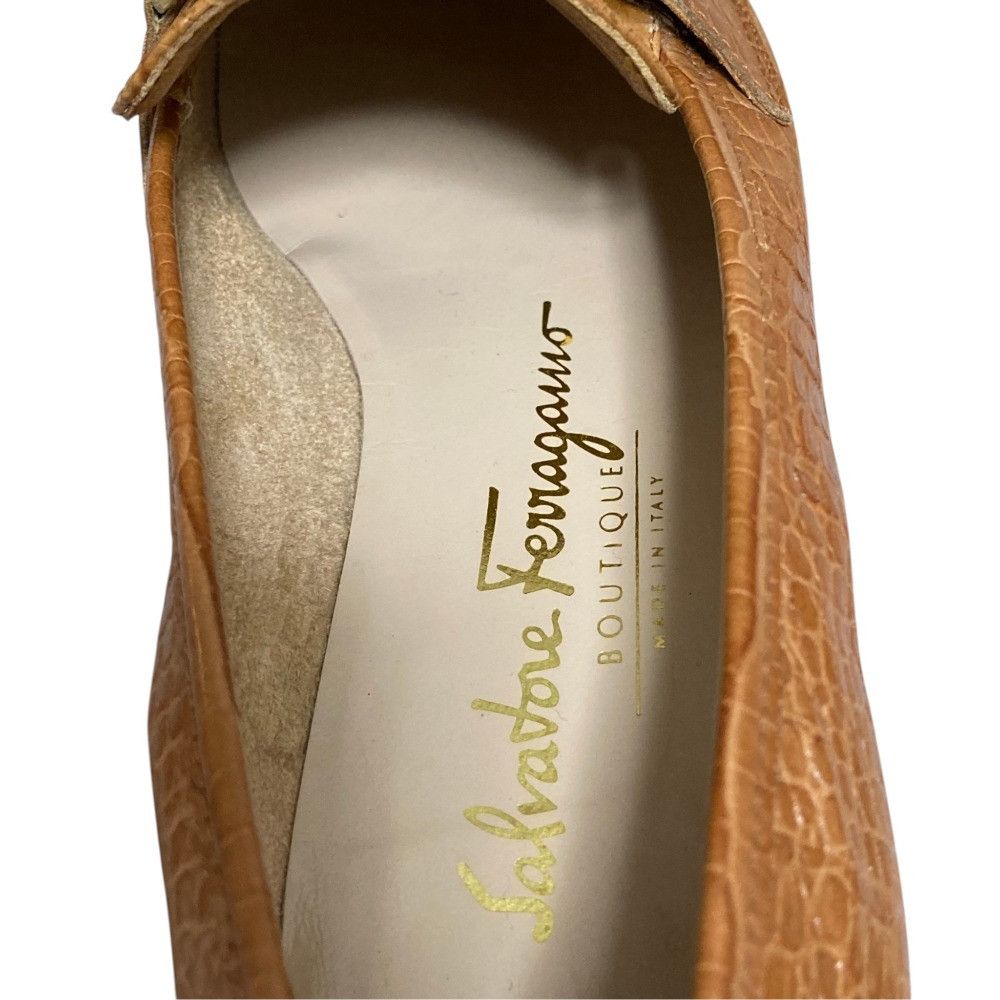 Salvatore Ferragamo Salvatore Ferragamo Salvatore Ferragamo Gancini Leather Loafers Pumps Leather Shoes DUTY FREE for USA Size ONE SIZE - 7 Thumbnail