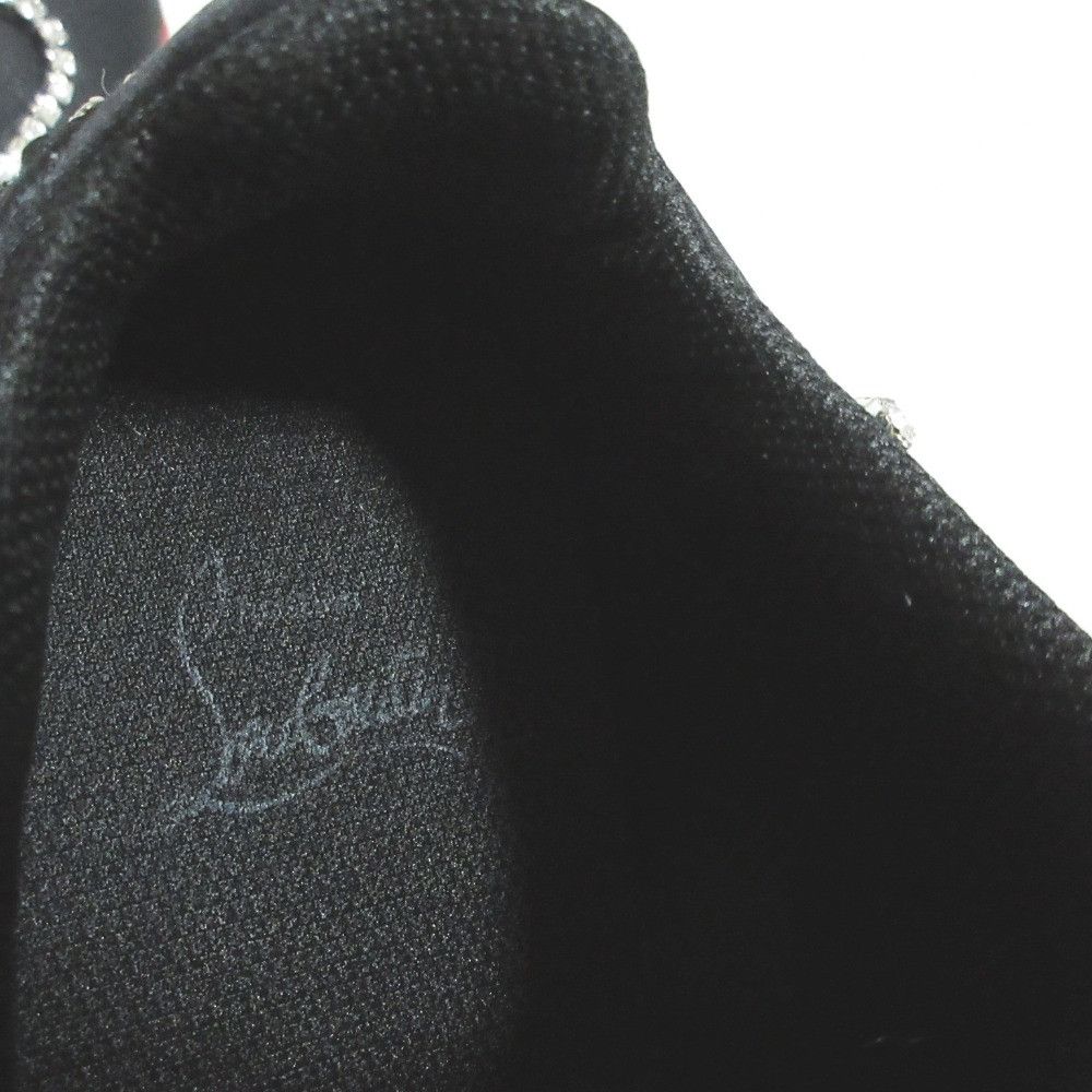 Christian Louboutin Christian Louboutin Christian Louboutin Eleonora Strass Satin Sneakers Textile Shoes DUTY FREE for USA Size ONE SIZE - 8 Thumbnail