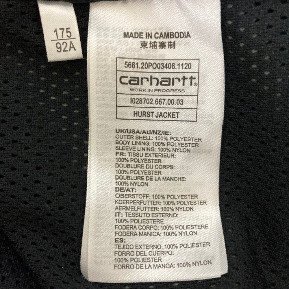Other Other Carhartt WIP Hurst Jacket Textile Outerwear DUTY FREE for USA Size ONE SIZE - 7 Thumbnail