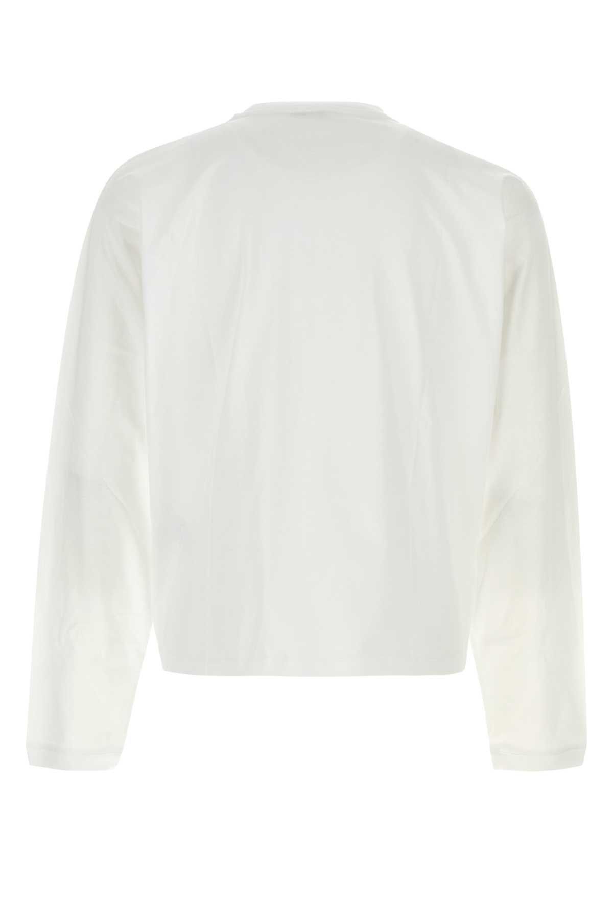 Versace White Cotton T-Shirt Size US M / EU 48-50 / 2 - 2 Thumbnail