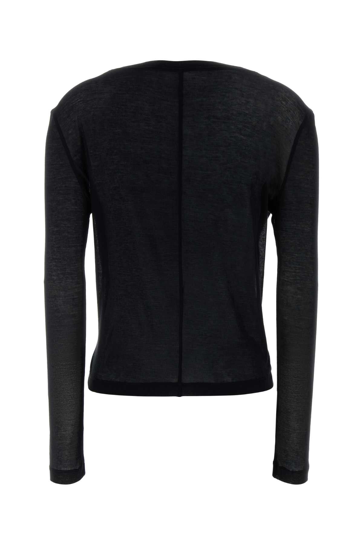 CO Black Cotton T-Shirt Size XS / US 0-2 / IT 36-38 - 2 Thumbnail
