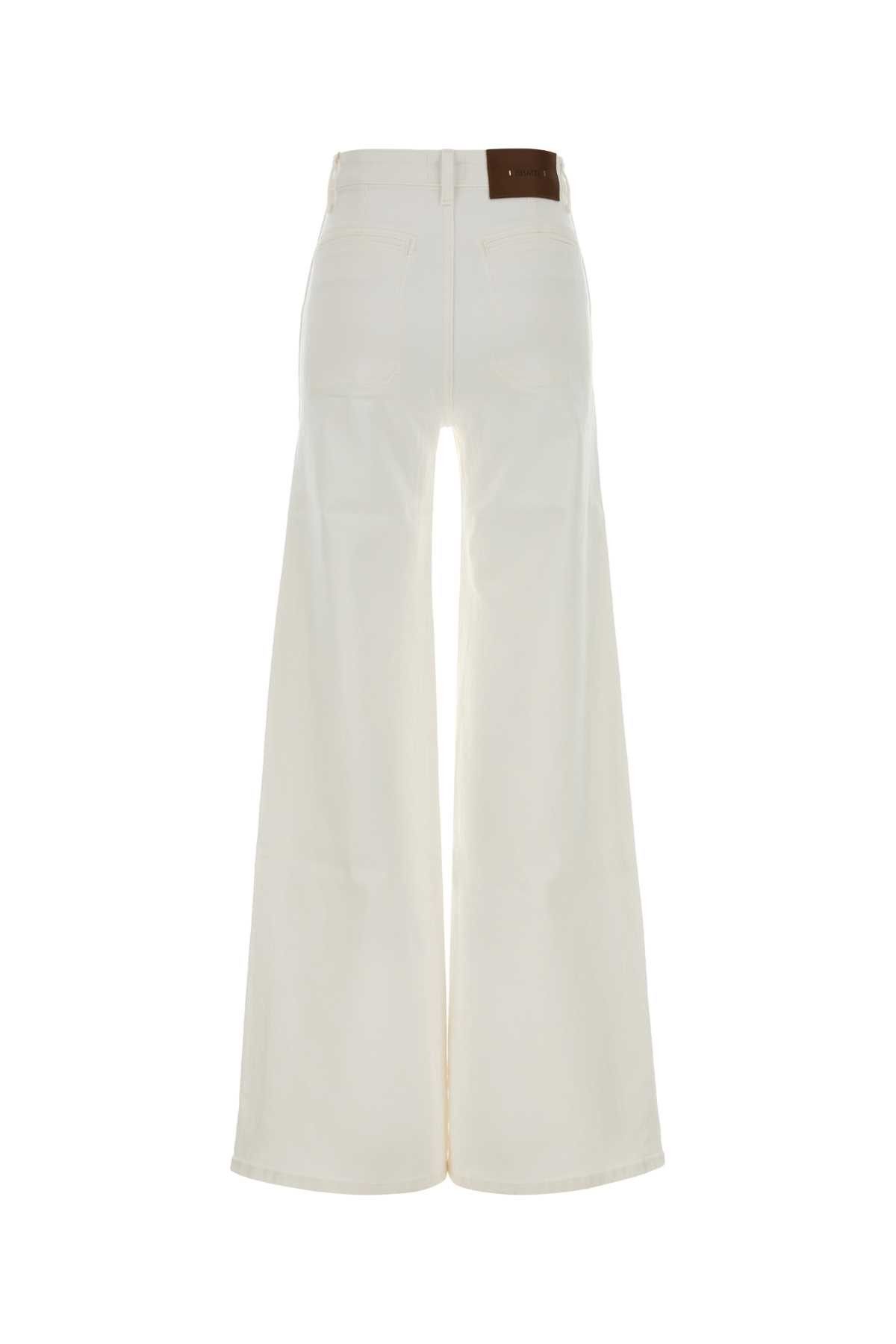 KHAITE White Denim Delmonico Jeans Size 25" / US 0 / IT 36 - 2 Thumbnail