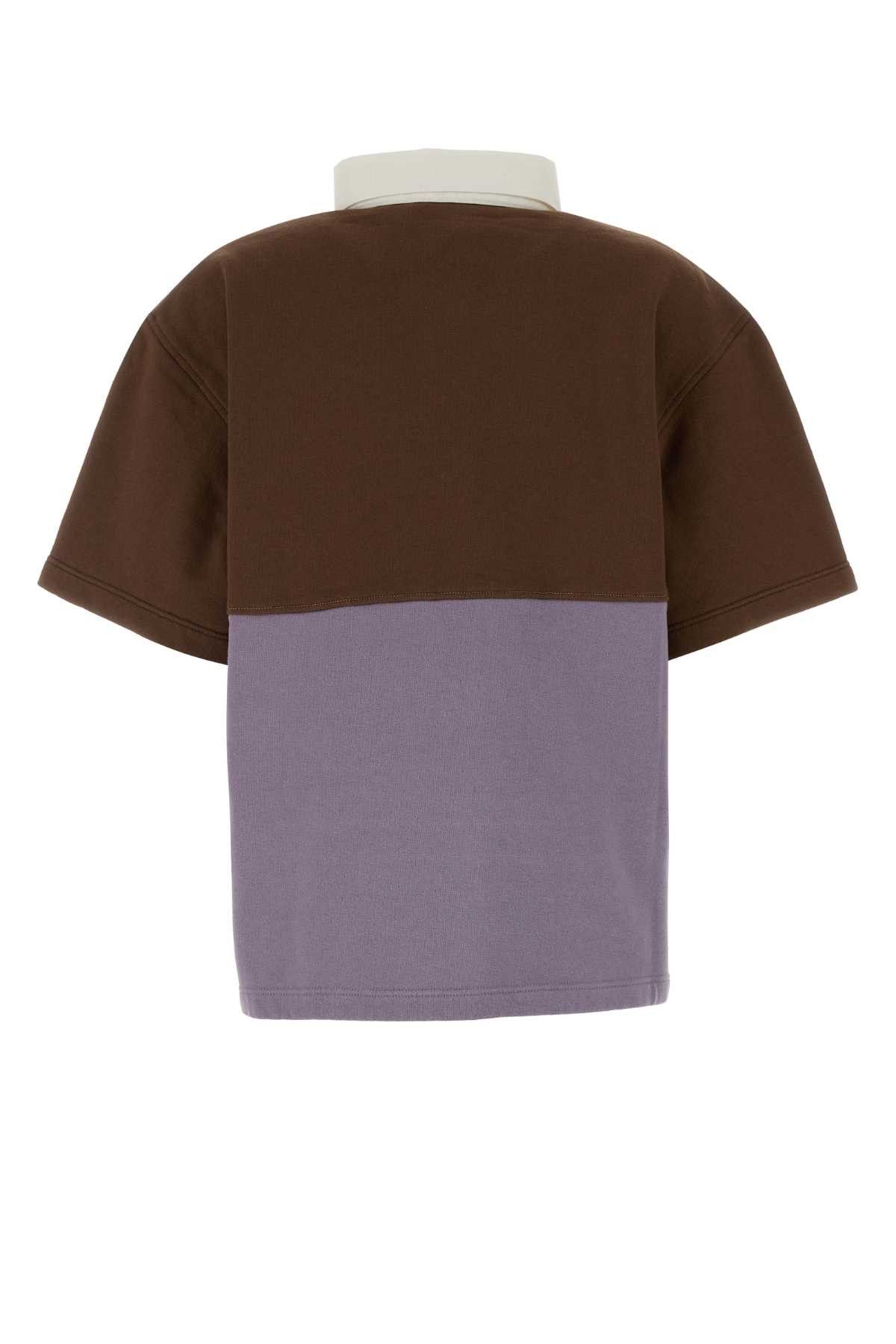 Prada Two-Tone Cotton Polo Shirt Size M / US 6-8 / IT 42-44 - 2 Thumbnail