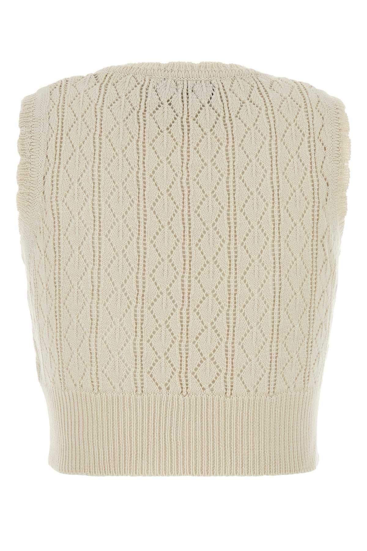 Vivienne Westwood Ivory Crochet Ella Top Size S / US 4 / IT 40 - 2 Thumbnail