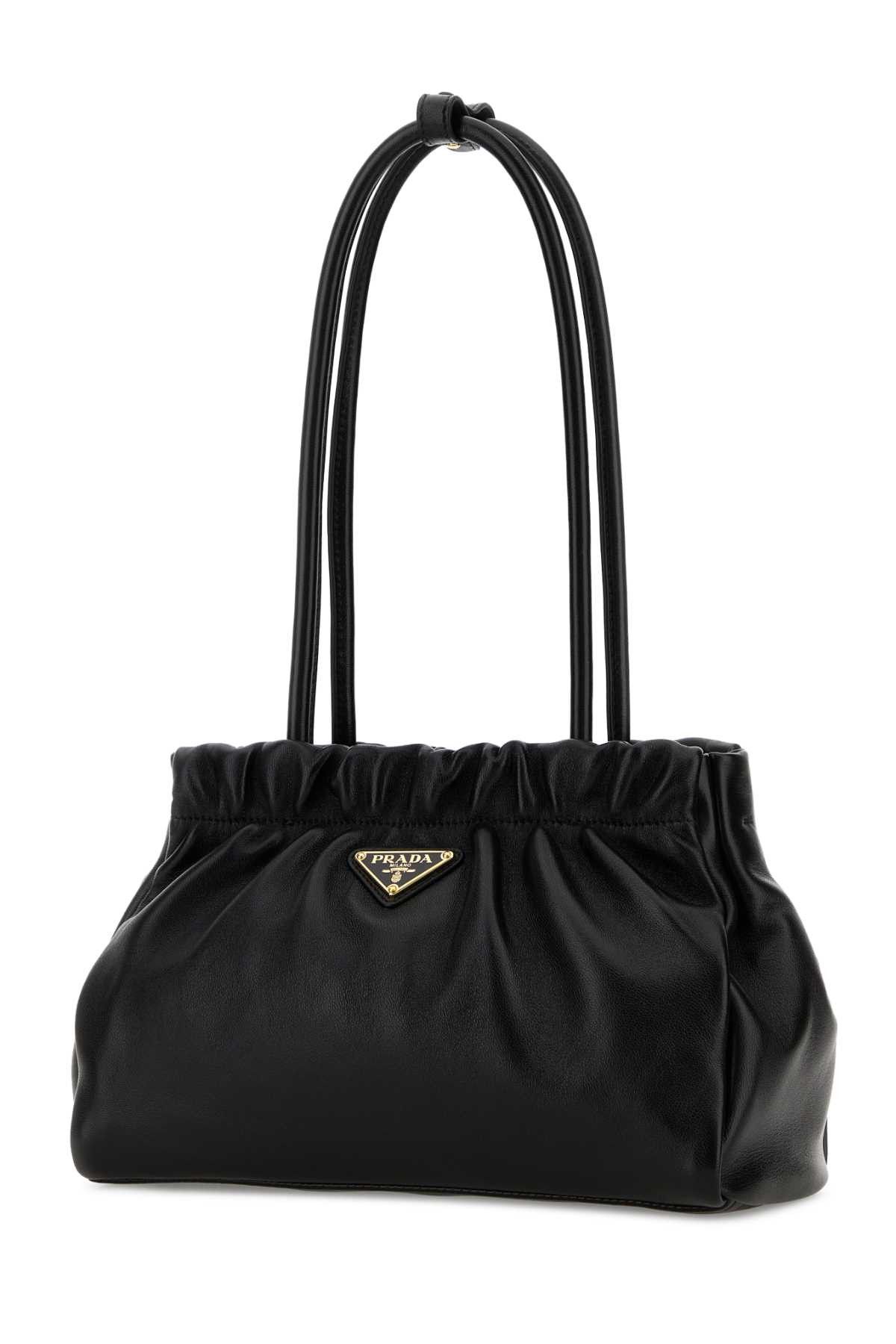 Prada Black Nappa Leather Shoulder Bag Size ONE SIZE - 2 Thumbnail