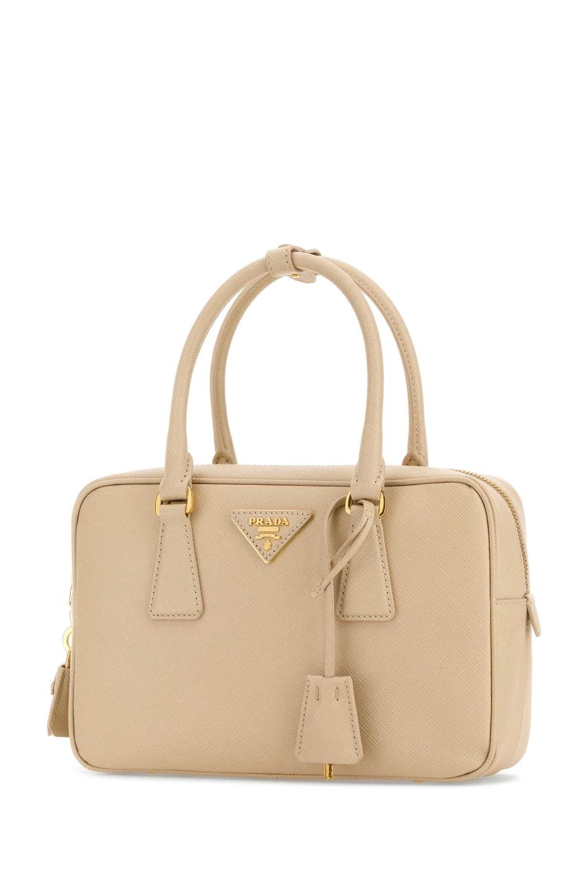 Prada Sand Leather Handbag Size ONE SIZE - 2 Thumbnail