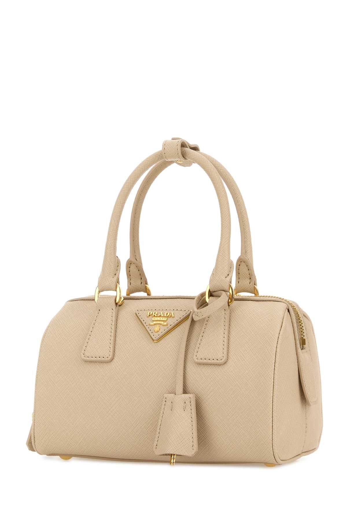 Prada Sand Leather Handbag Size ONE SIZE - 2 Thumbnail