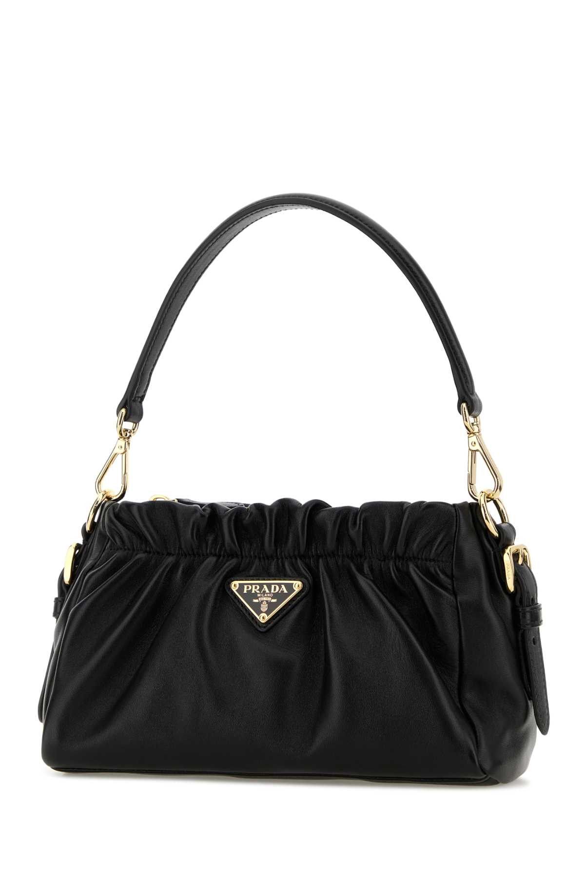 Prada Black Nappa Leather Handbag Size ONE SIZE - 2 Thumbnail