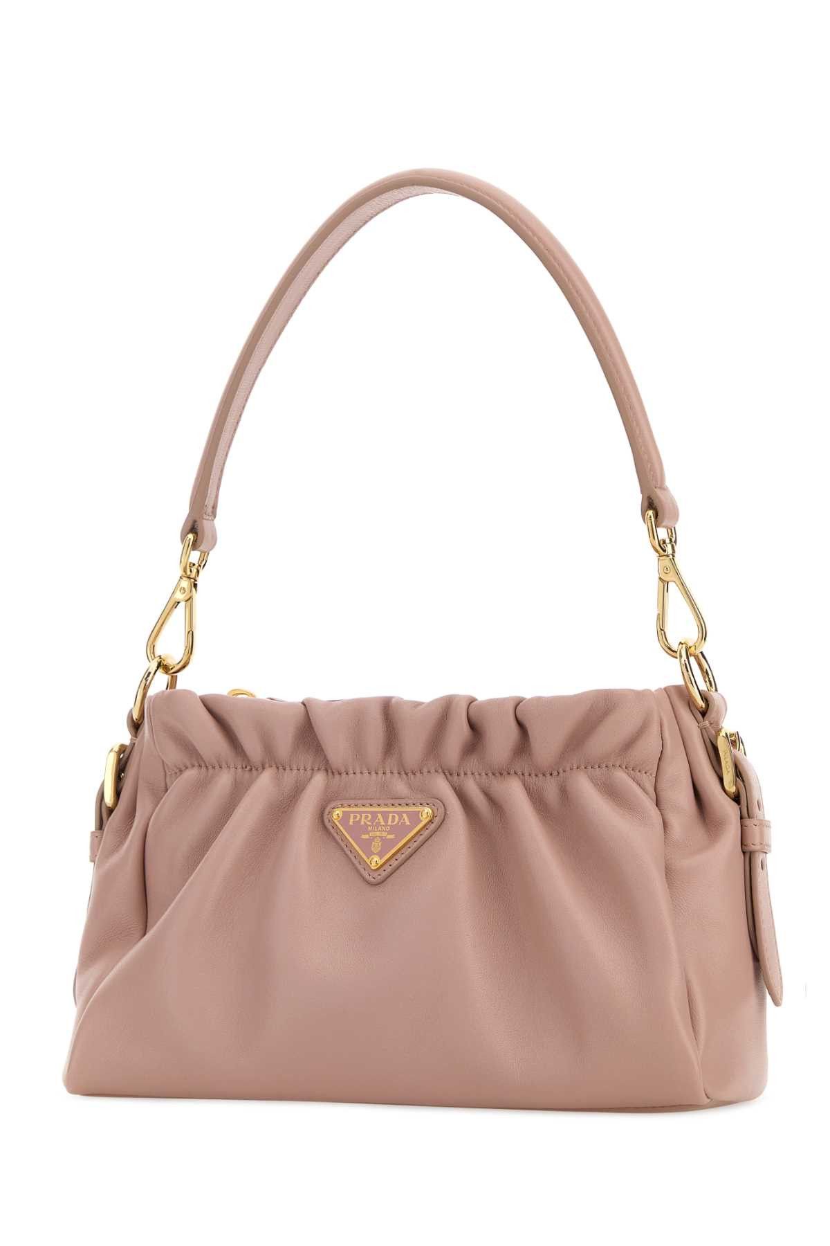 Prada Pink Nappa Leather Handbag Size ONE SIZE - 2 Thumbnail