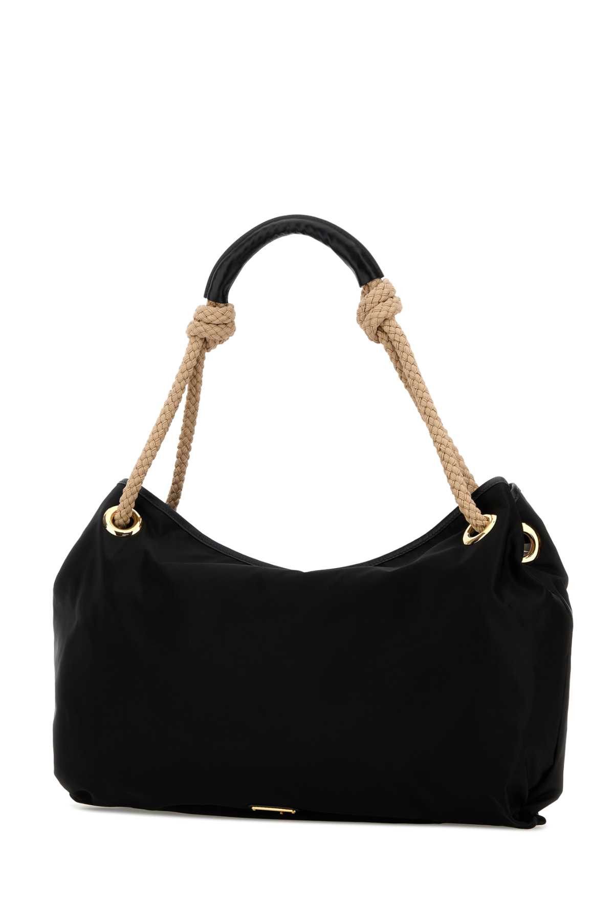 Prada Black Fabric Shopping Bag Size ONE SIZE - 2 Thumbnail