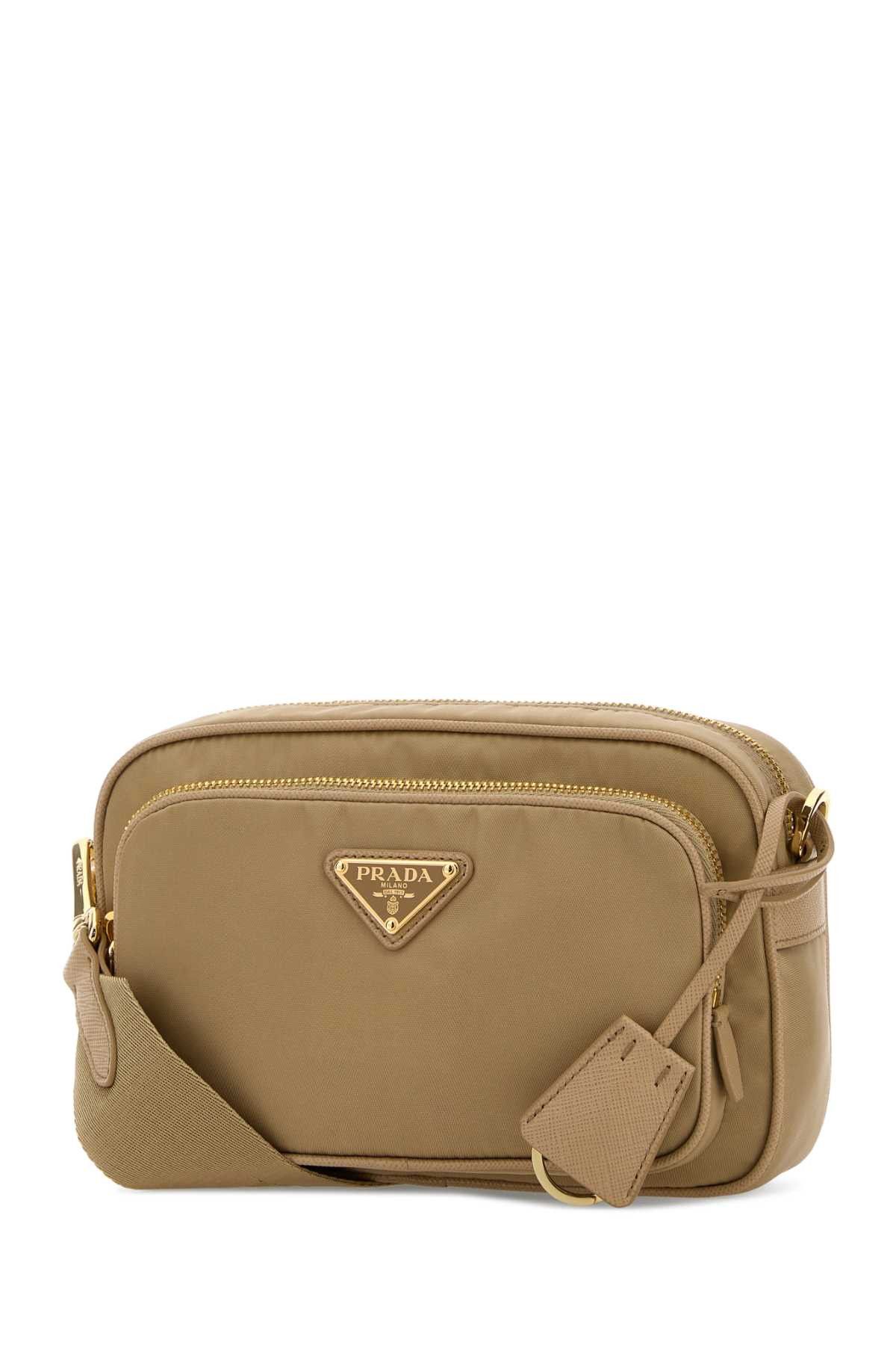 Prada Beige Re-Nylon Crossbody Bag Size ONE SIZE - 2 Thumbnail