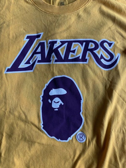 Bape lakers t store shirt