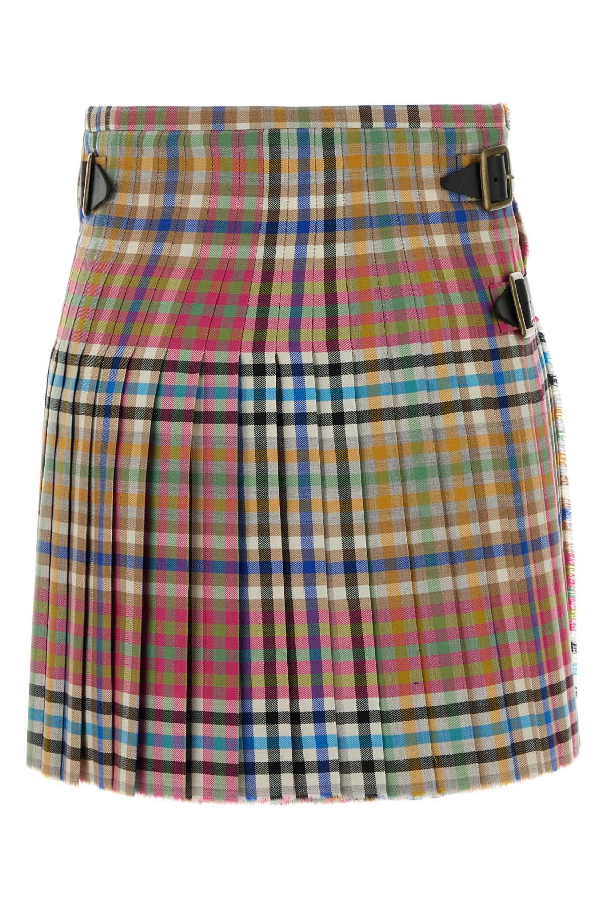 Vivienne Westwood Embroidered Wool Mini Skirt Size 27" / US 4 / IT 40 - 2 Thumbnail